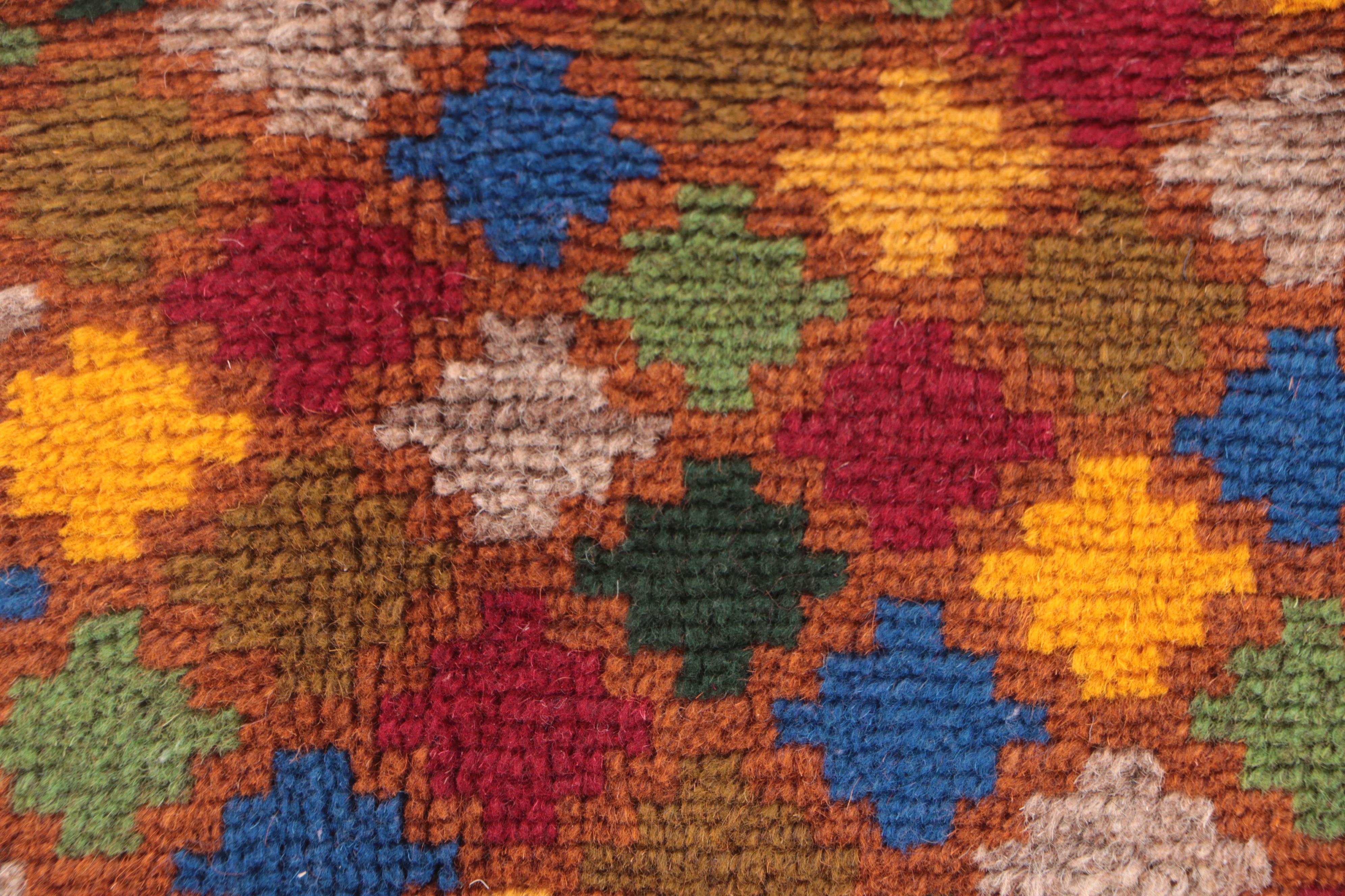 3'10 x 6'2 Hand-Knotted Persian Gabbeh Area Rug