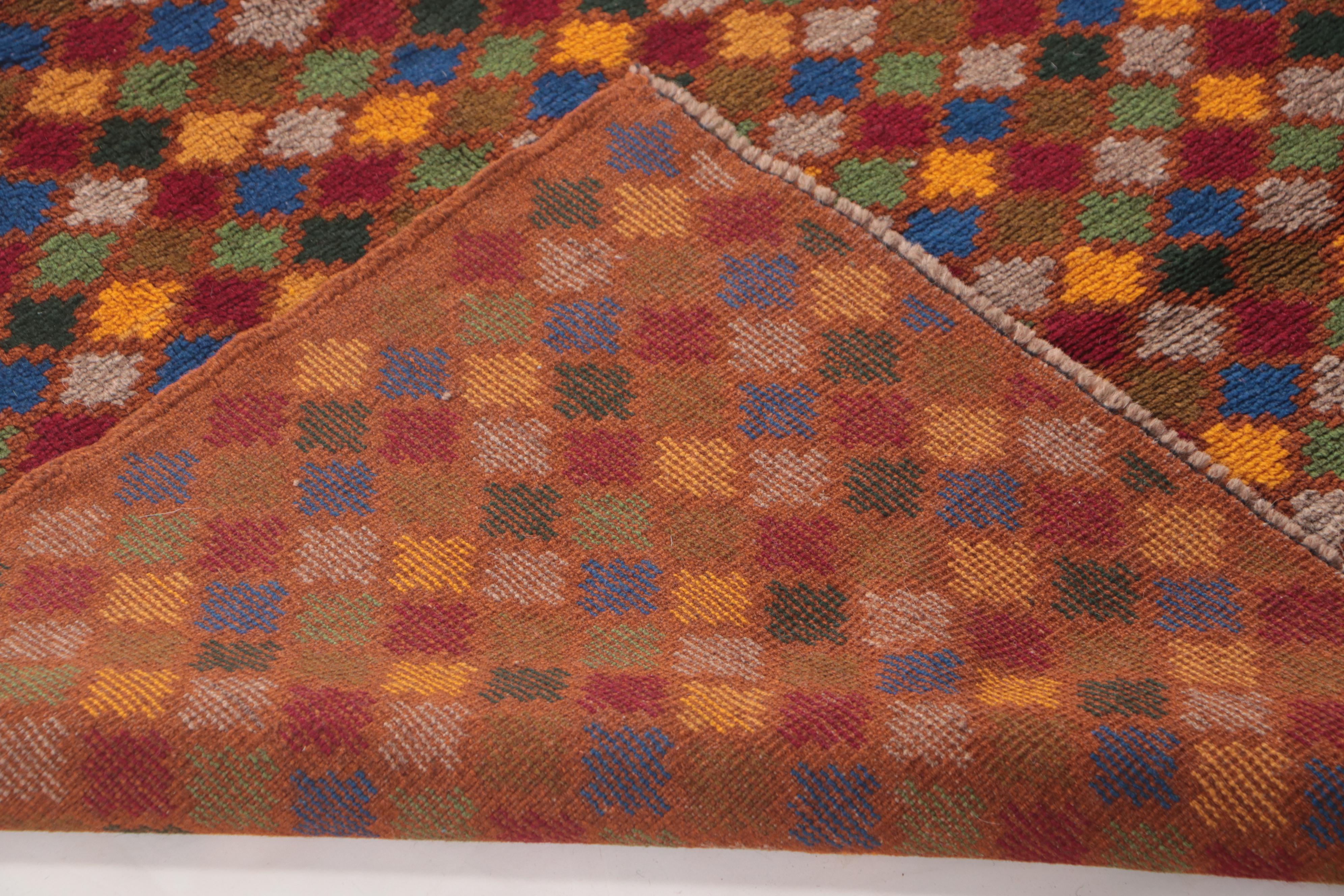 3'10 x 6'2 Hand-Knotted Persian Gabbeh Area Rug