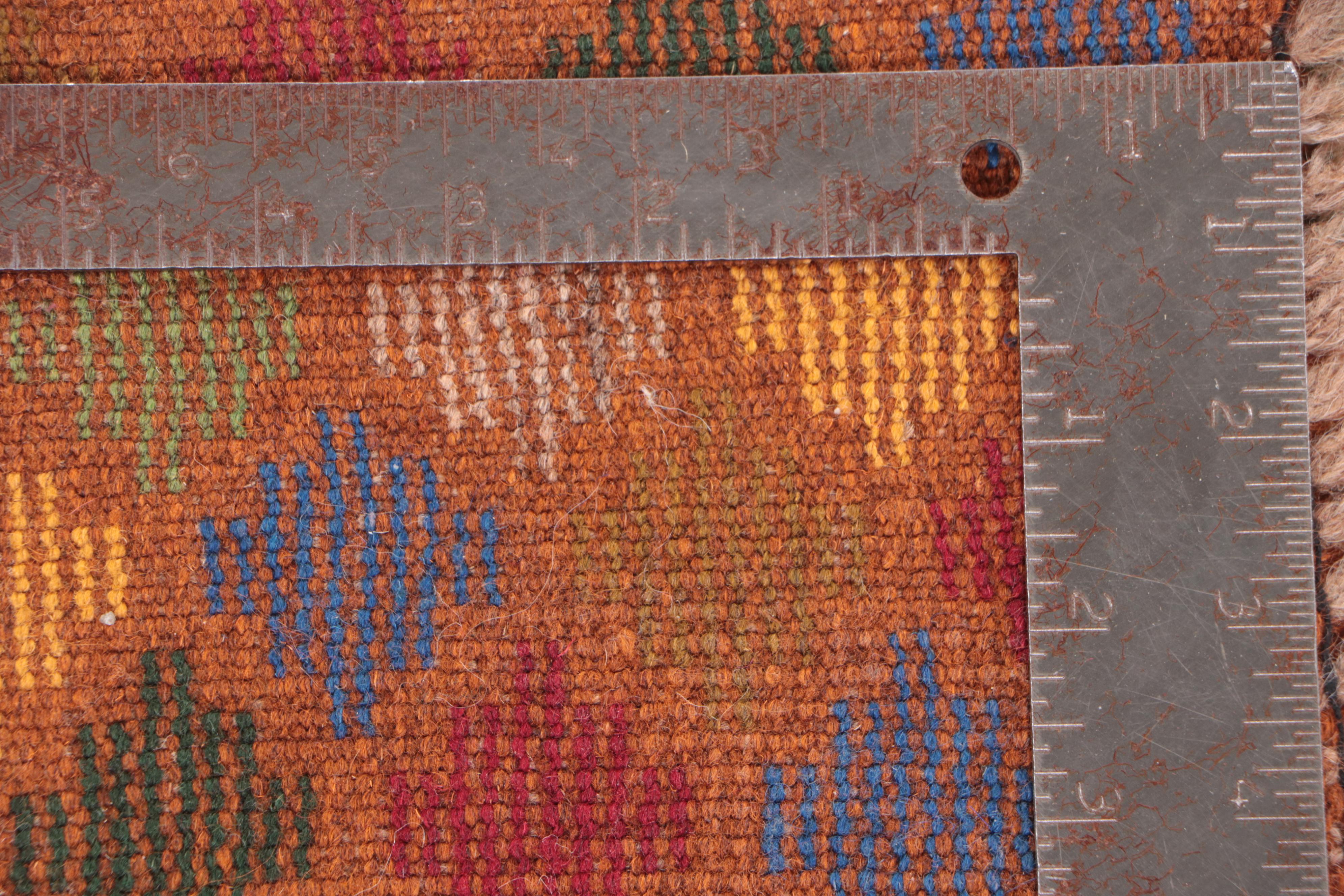 3'10 x 6'2 Hand-Knotted Persian Gabbeh Area Rug