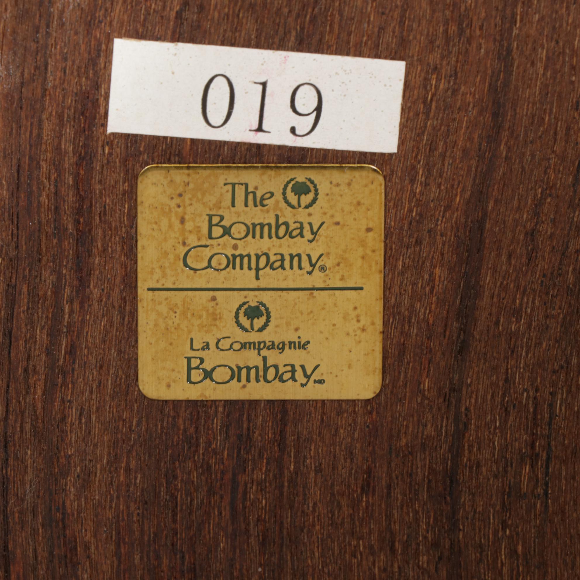 Queen Anne Style Cherry Coffee Table and Bombay Company Side Table