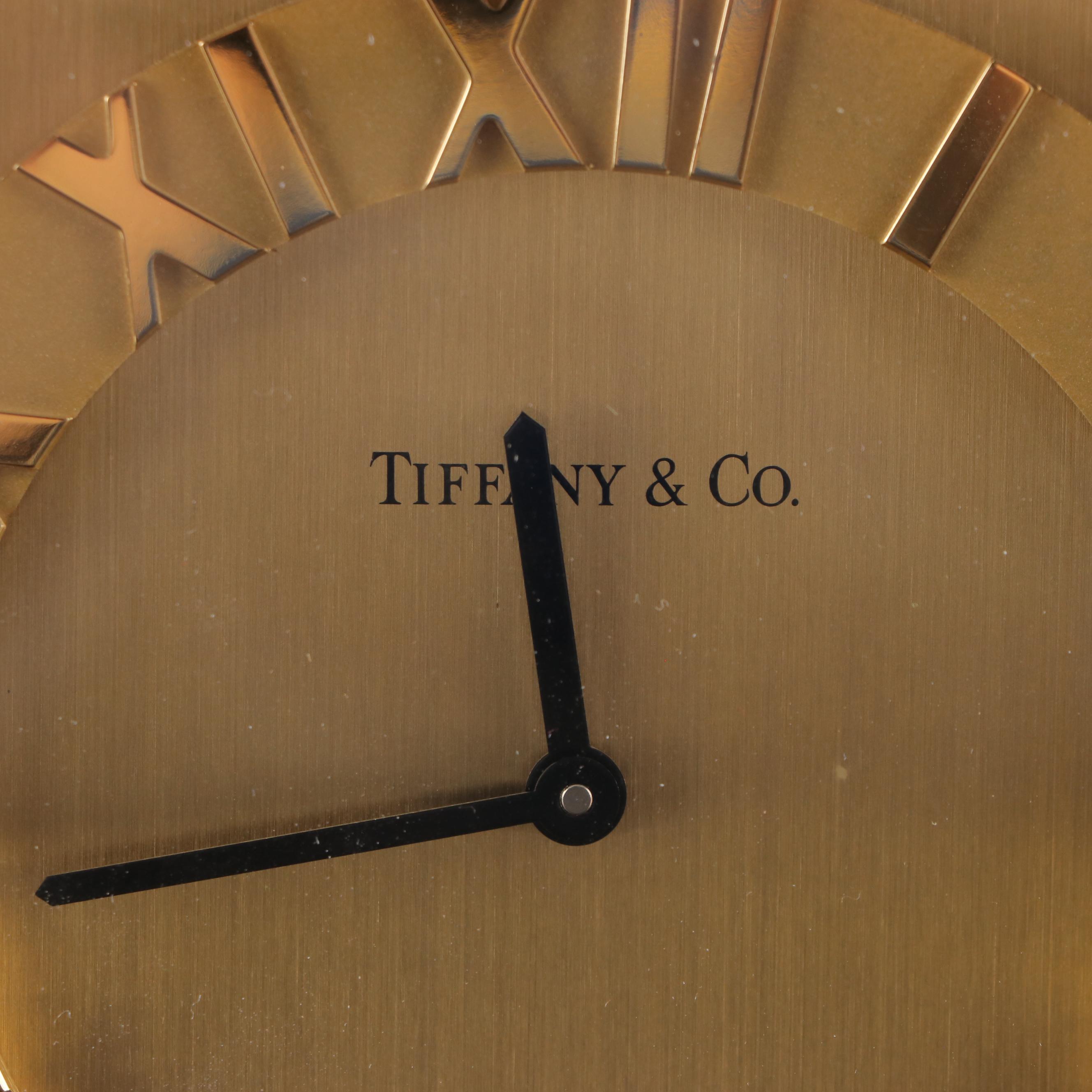 Tiffany & Co. "Atlas" Mantel Clock