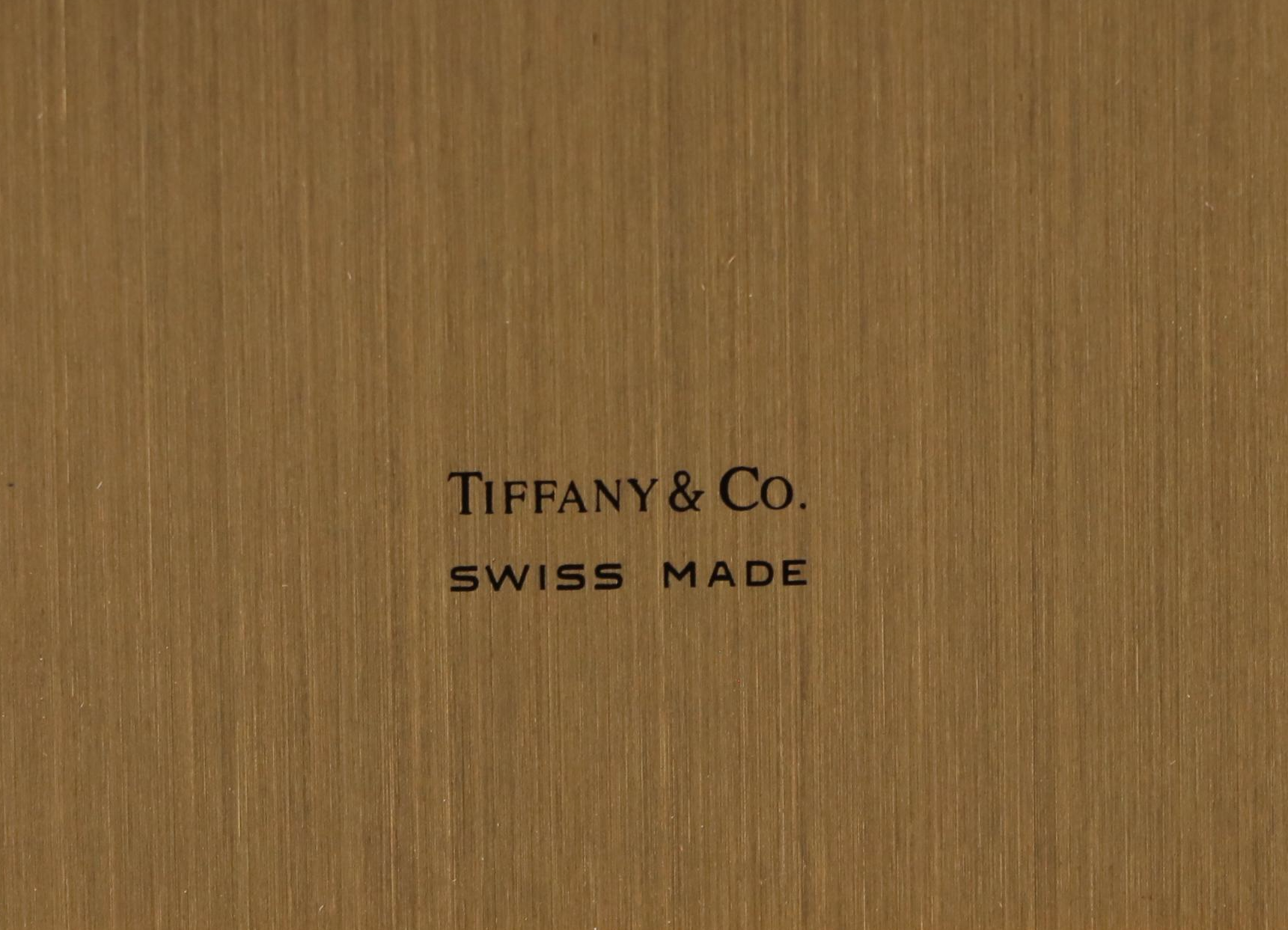 Tiffany & Co. "Atlas" Mantel Clock