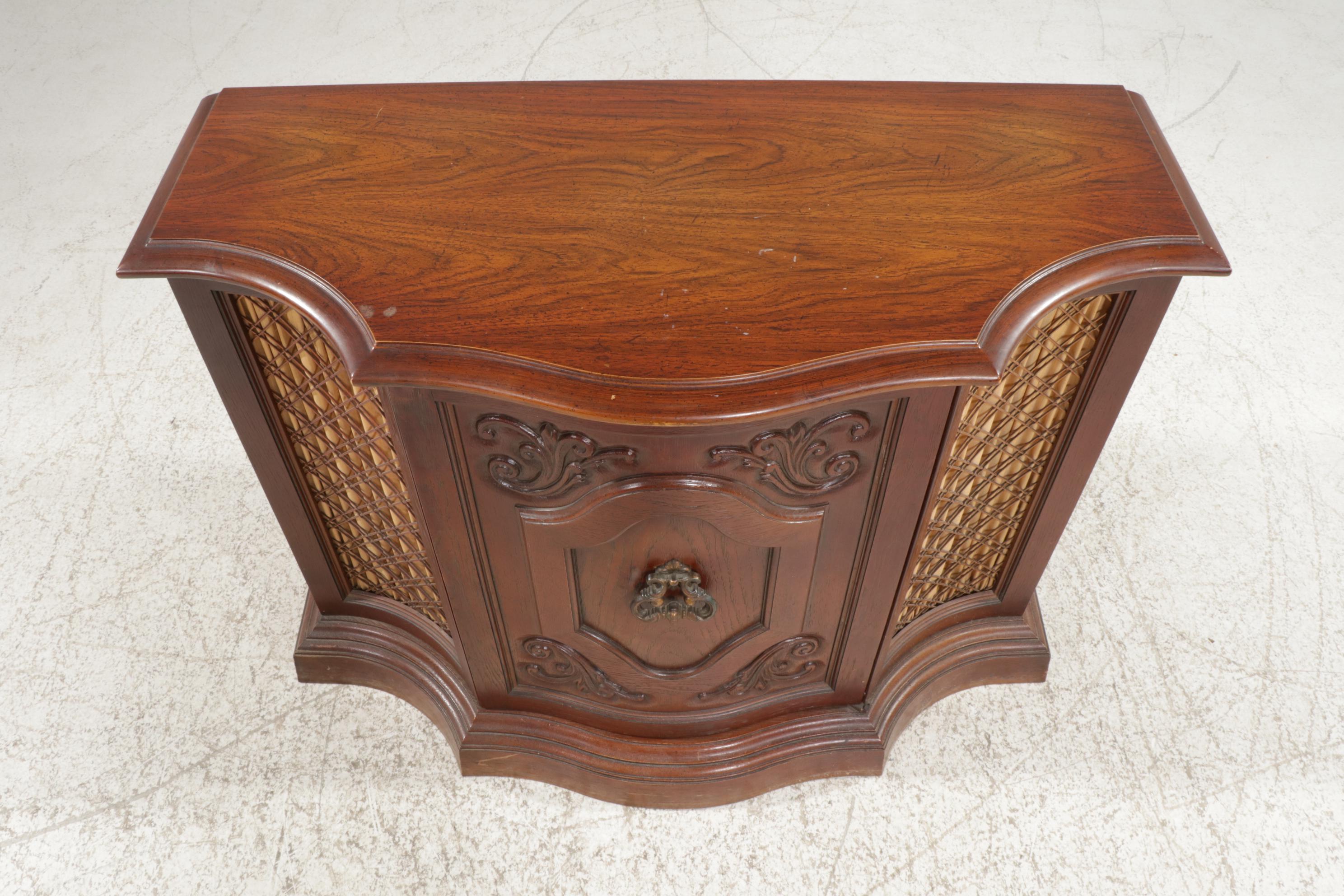 Magnavox Spanish Baroque Style Stereo Console Cabinet, 1970s