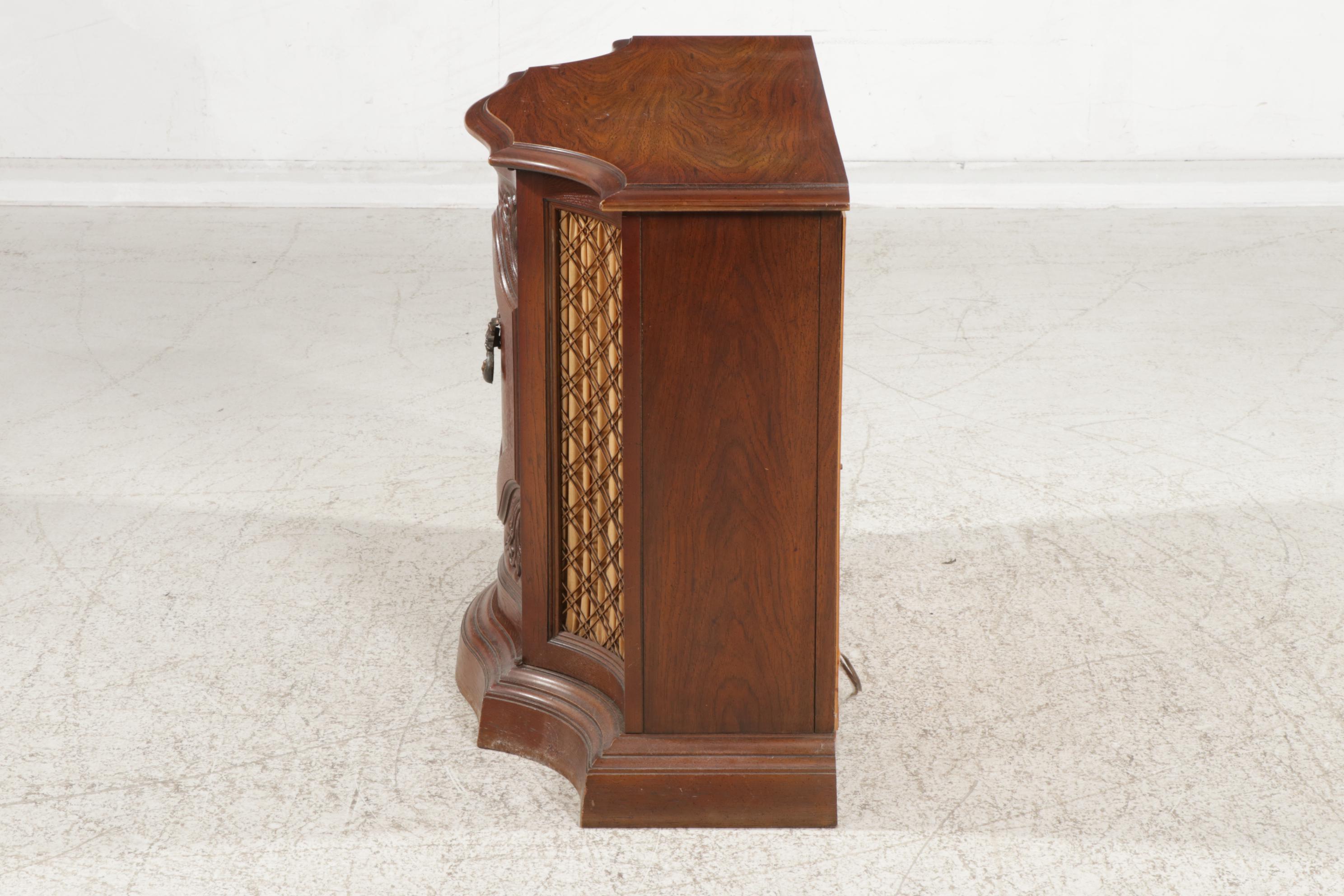 Magnavox Spanish Baroque Style Stereo Console Cabinet, 1970s