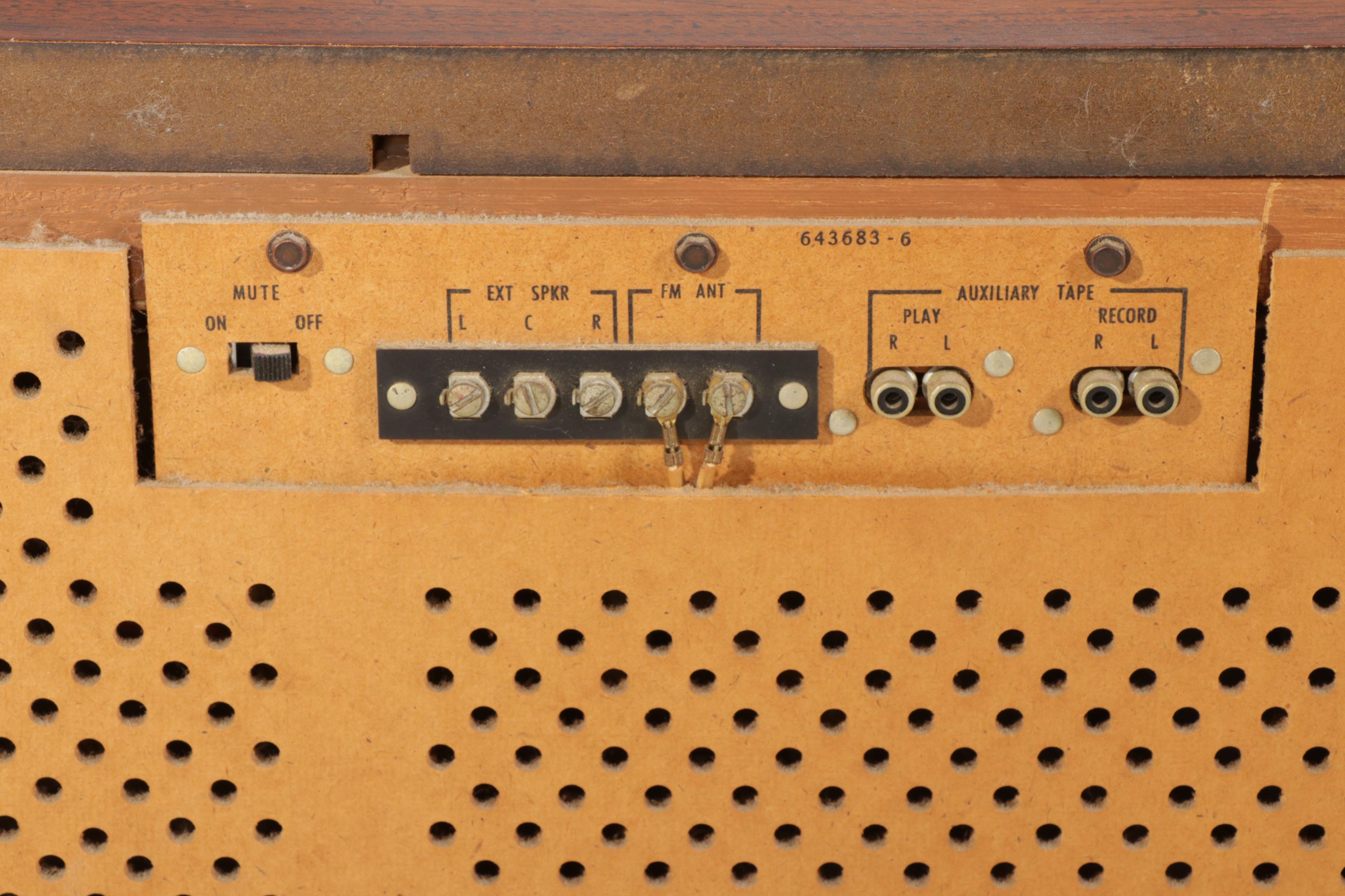 Magnavox Spanish Baroque Style Stereo Console Cabinet, 1970s