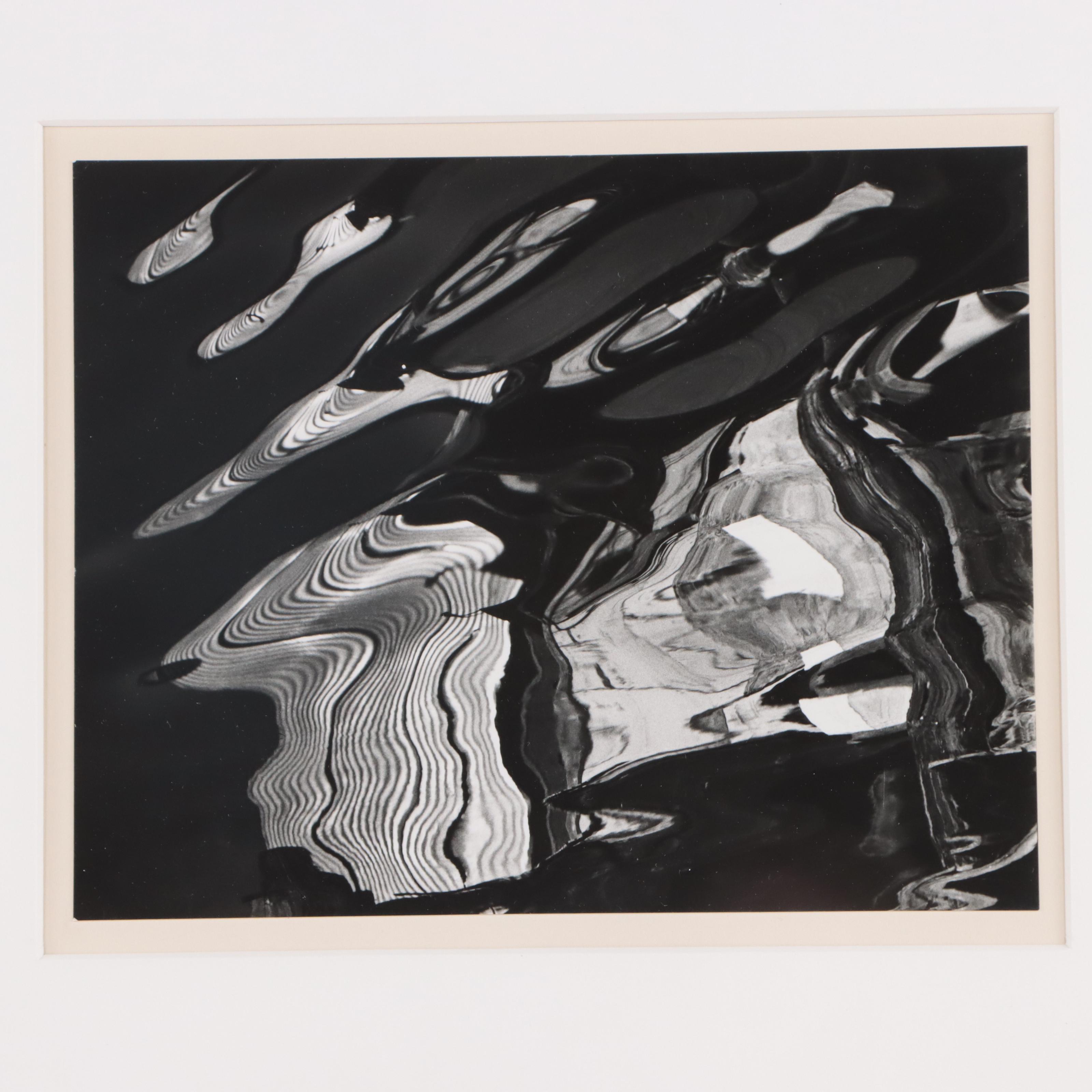 Brett Weston Abstract Silver-Gelatin Photograph "Reflections," 1973