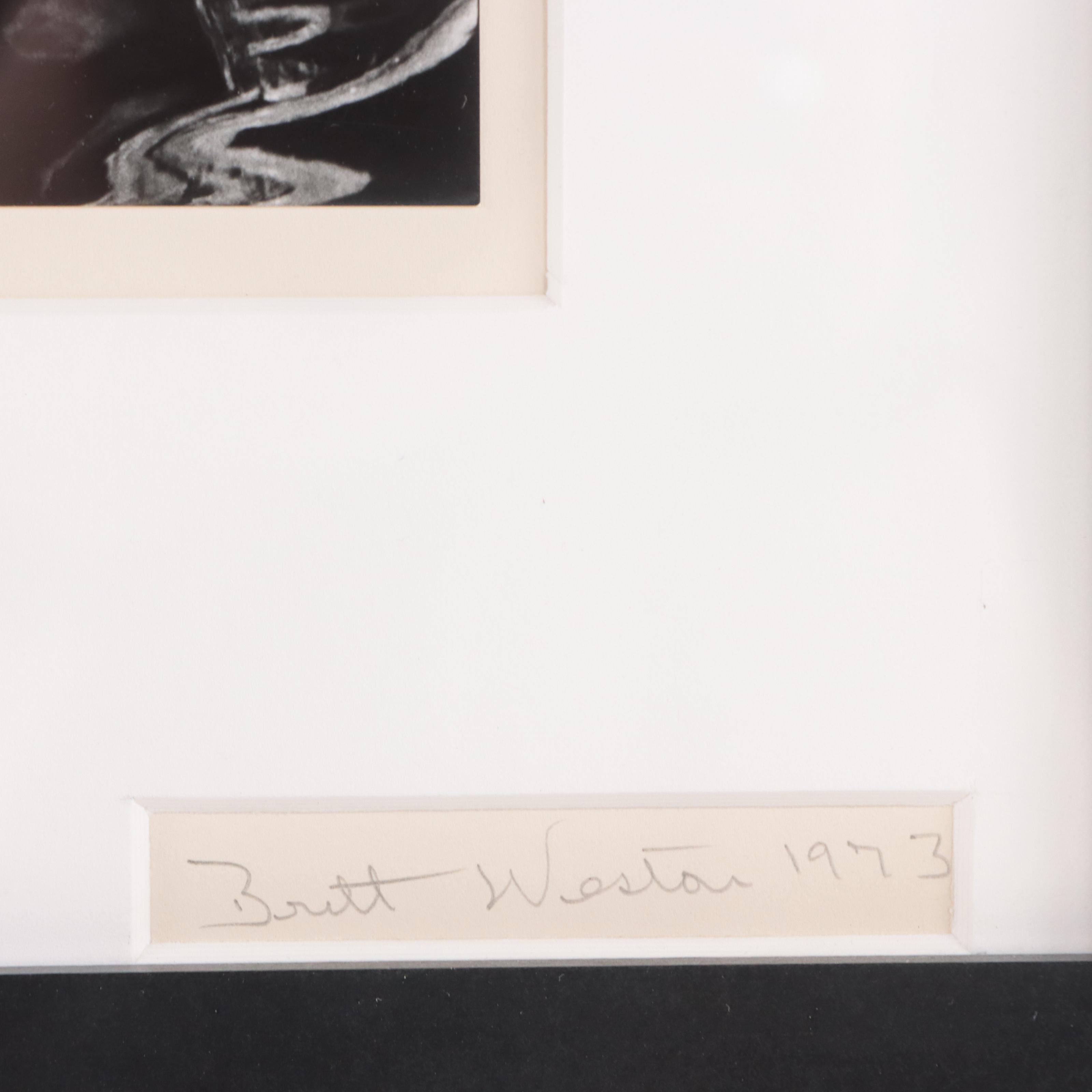 Brett Weston Abstract Silver-Gelatin Photograph "Reflections," 1973