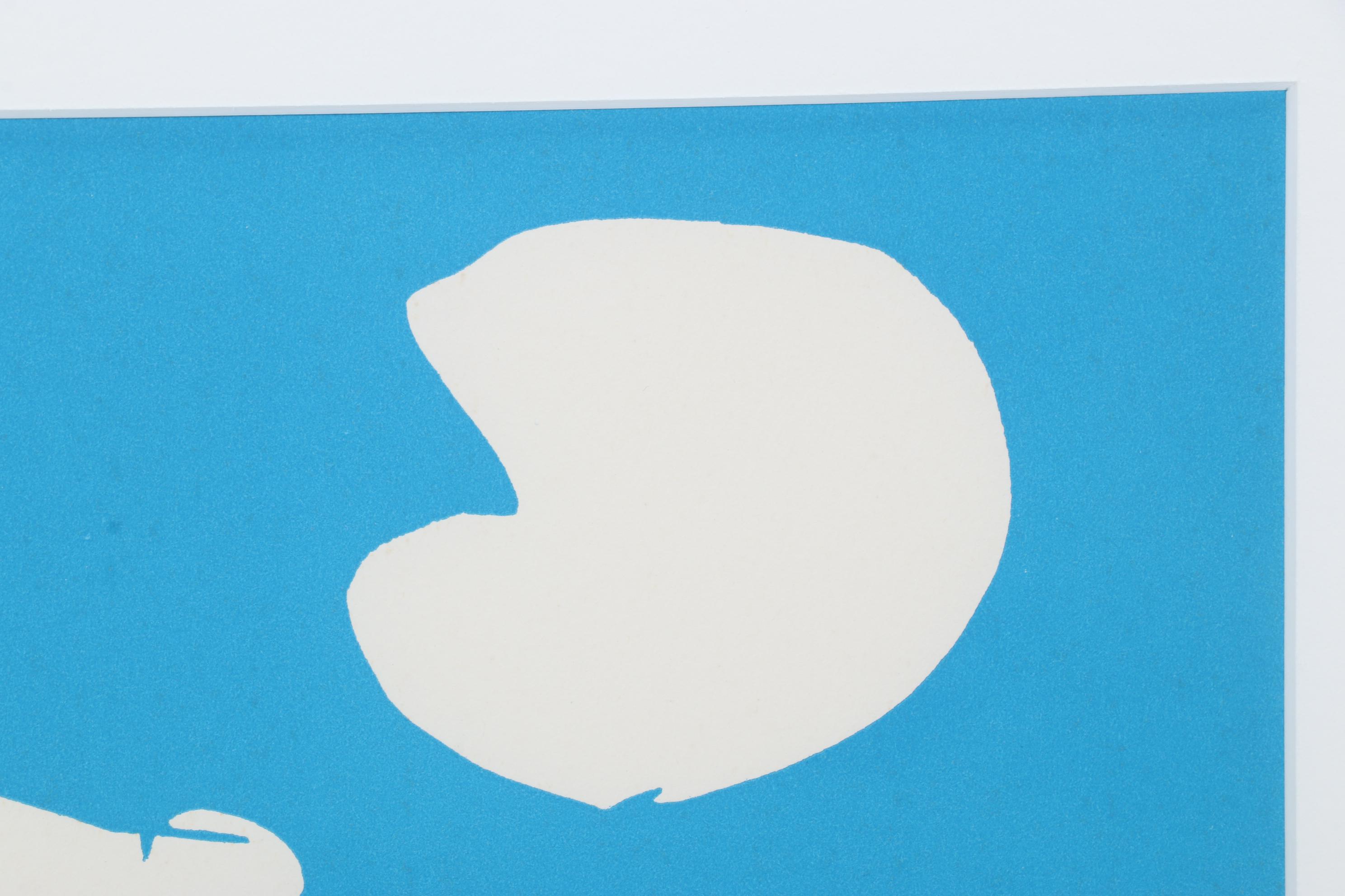 Pablo Picasso Color Linocut "Bacanal con cuatro nubes," 1962