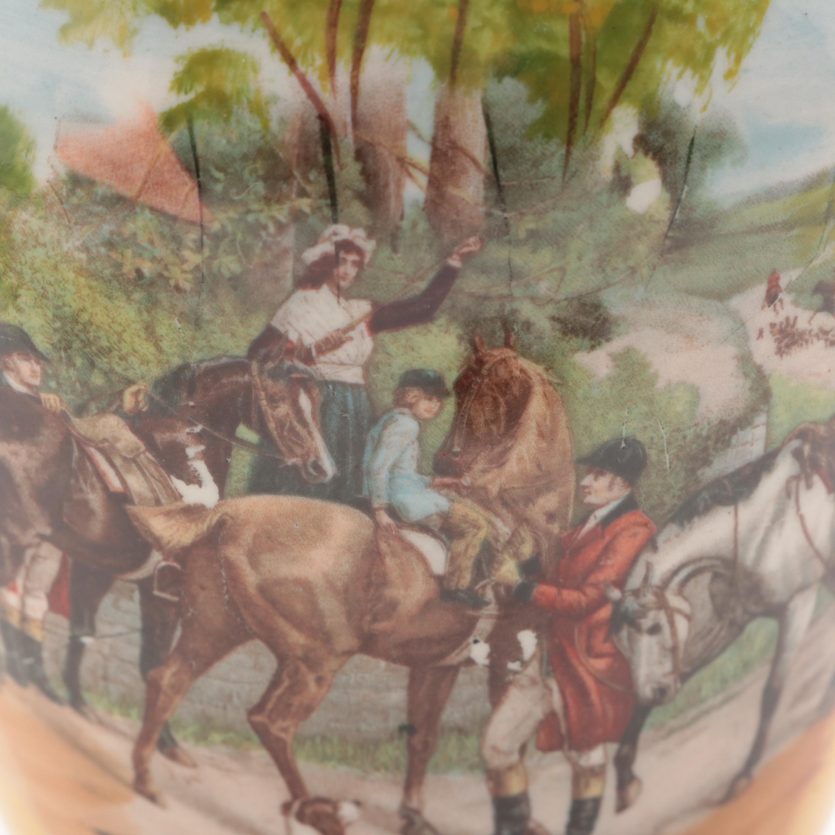 Wardle England Pottery Pitcher with German Zell Pitcher and Toby Miniatures