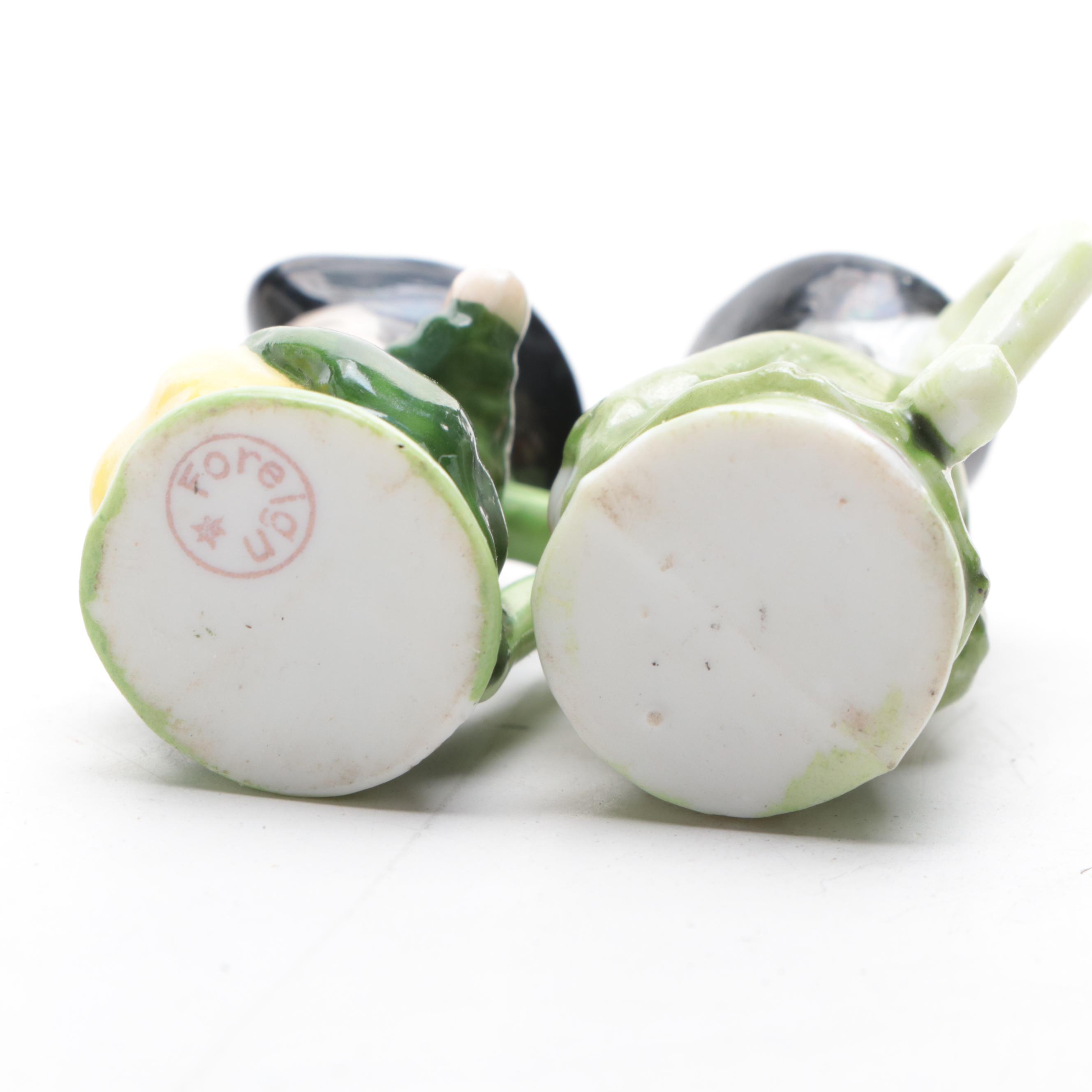 Wardle England Pottery Pitcher with German Zell Pitcher and Toby Miniatures