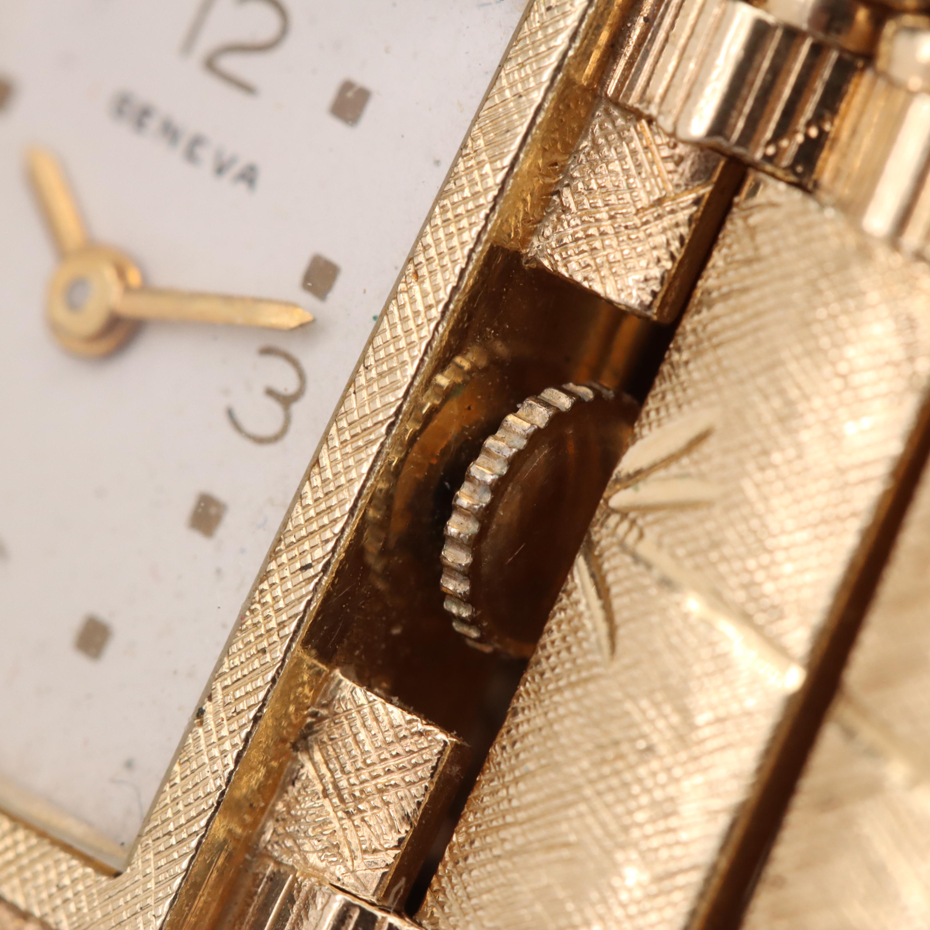 Vintage 14K Sapphire and Pearl Jarretière Bracelet and Jos Boillat Watch