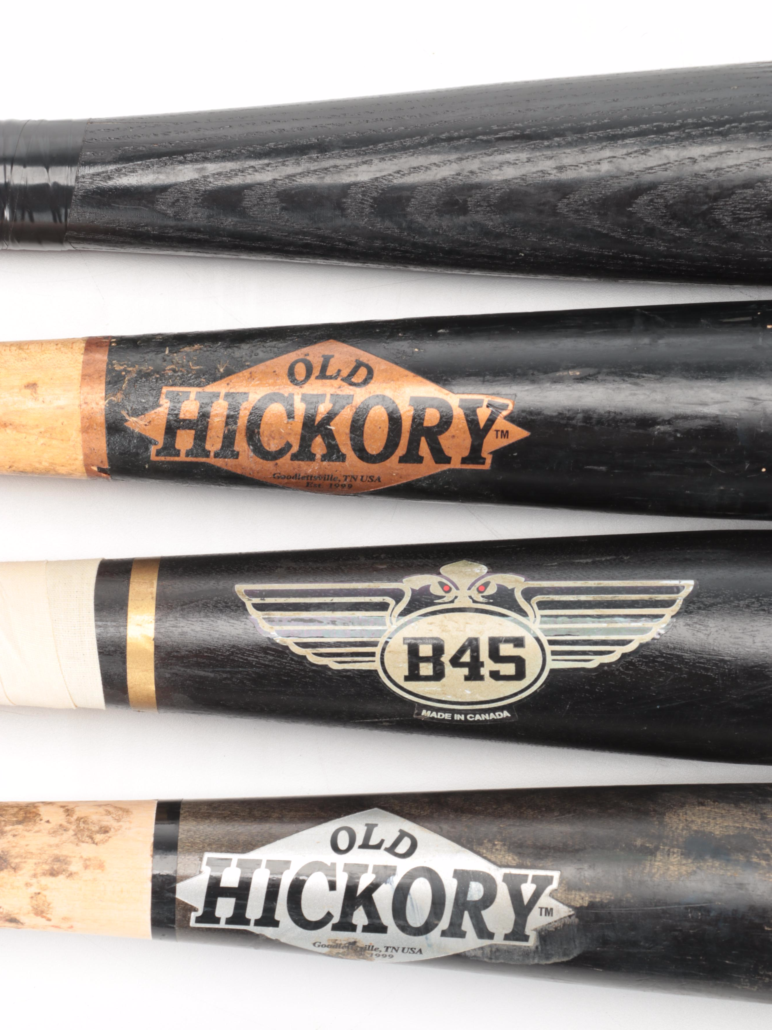 Travis Wood Game Used Bat, Anderson Signed Bat, and More, Cincinnati Reds