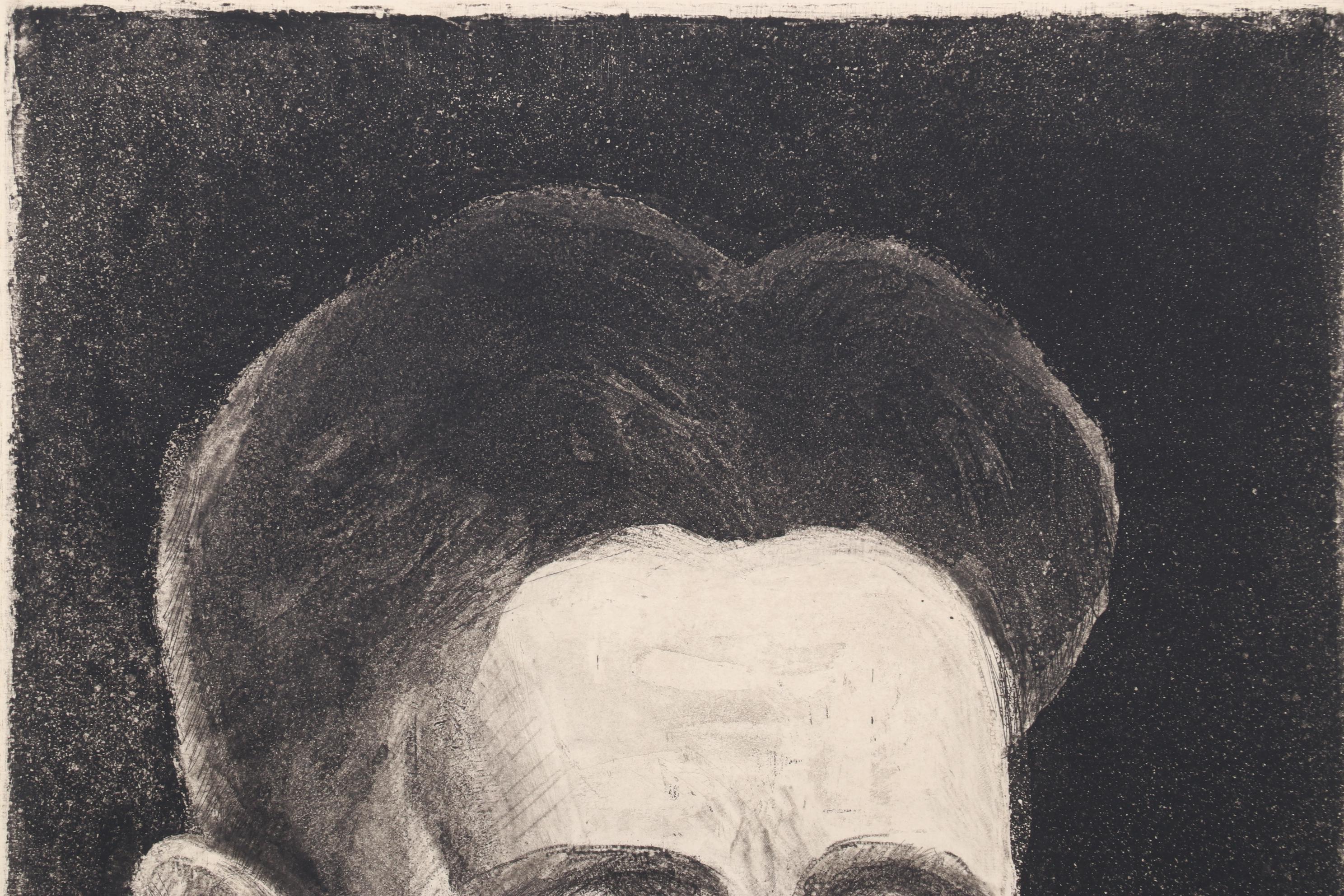 Sidney Chafetz Etching "Orwell," 1984