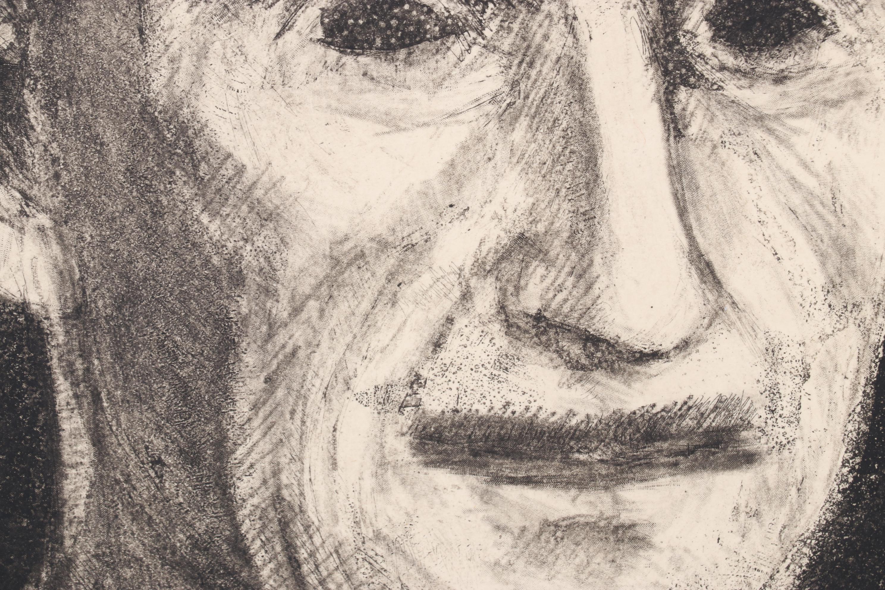 Sidney Chafetz Etching "Orwell," 1984