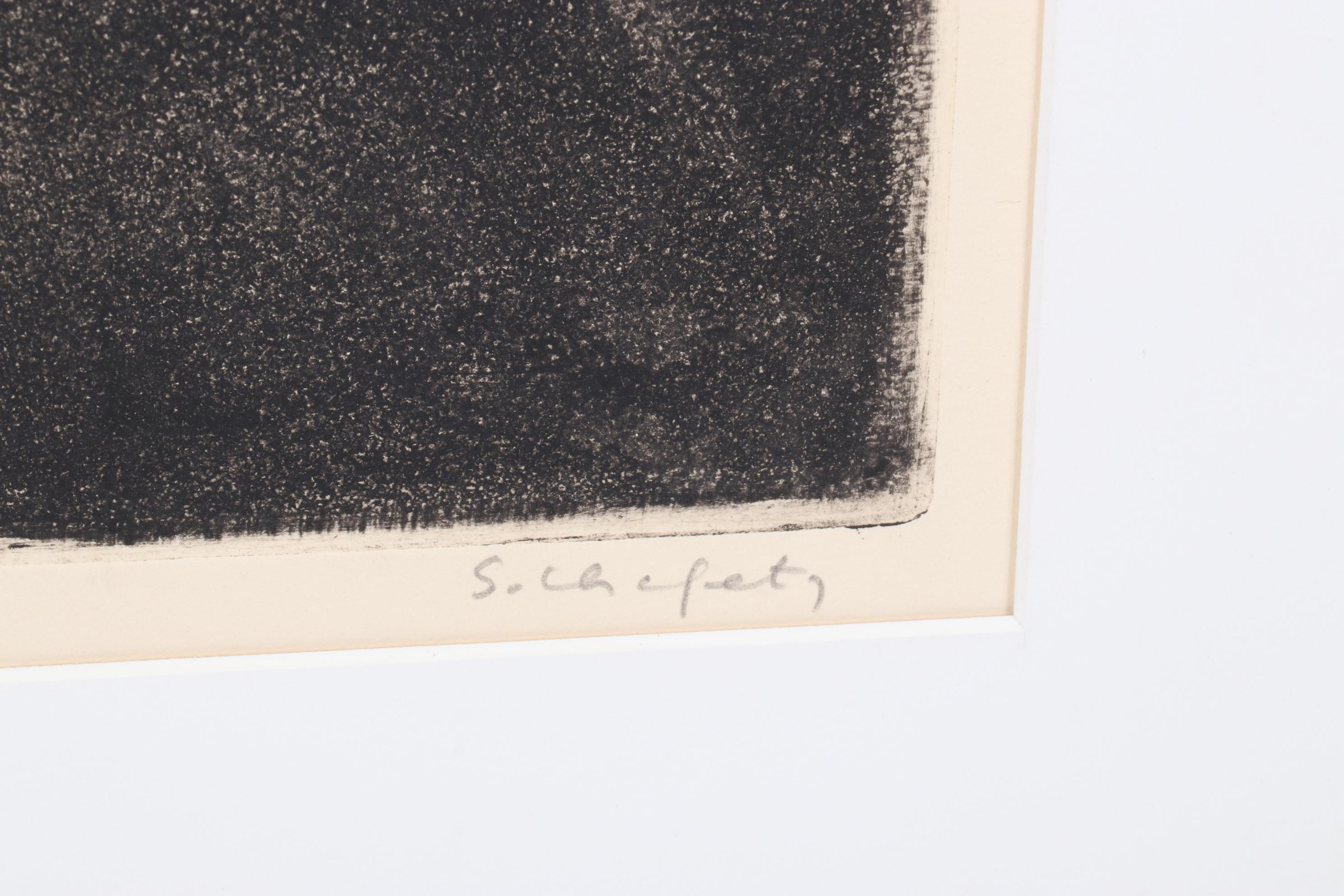 Sidney Chafetz Etching "Orwell," 1984