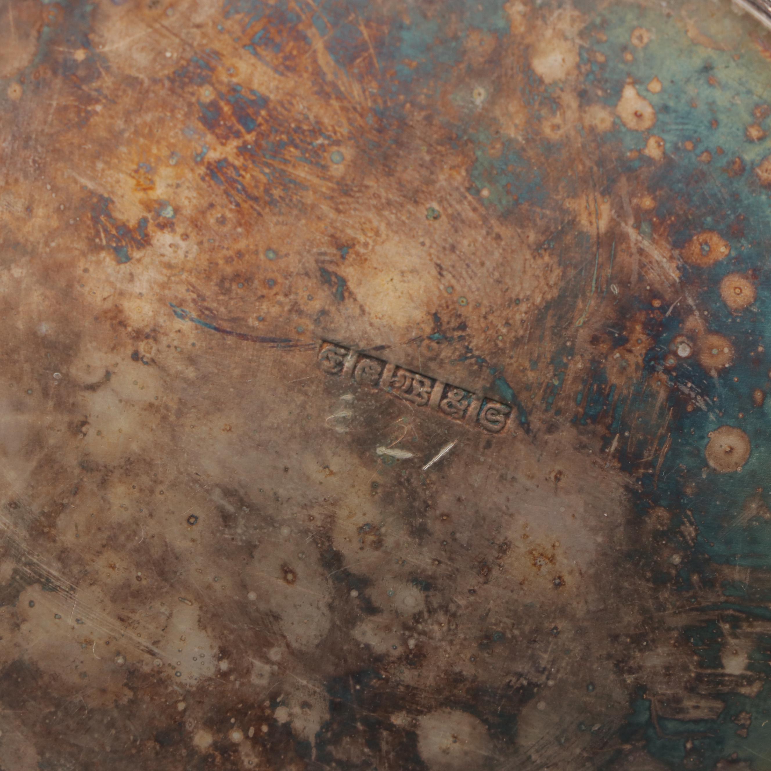 Dutch Baroque Style Silver Plate Tea Canister, Late 19th / Early 20th Century