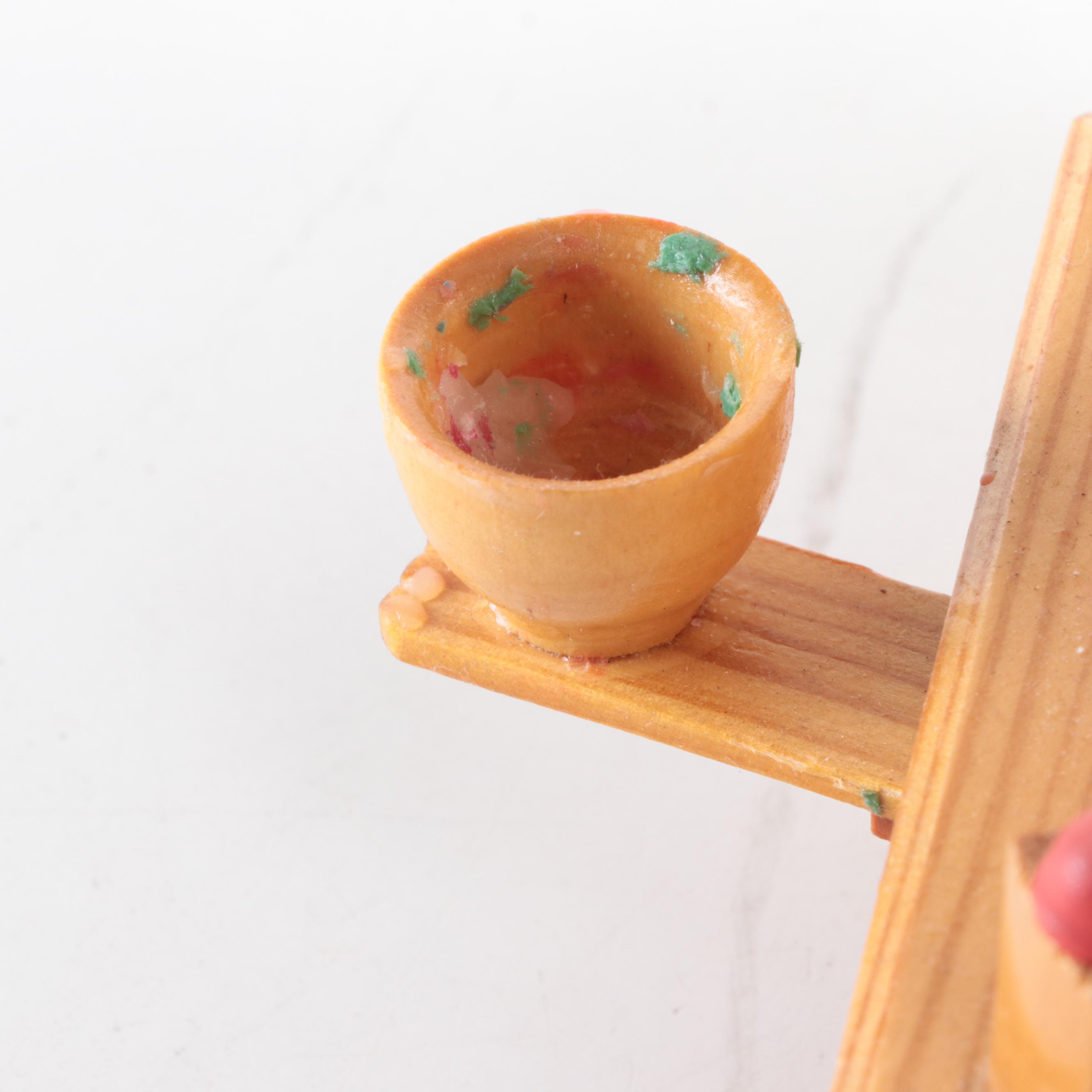 German Weihnachten Three Tier Candle Pyramid Nativity Carousel