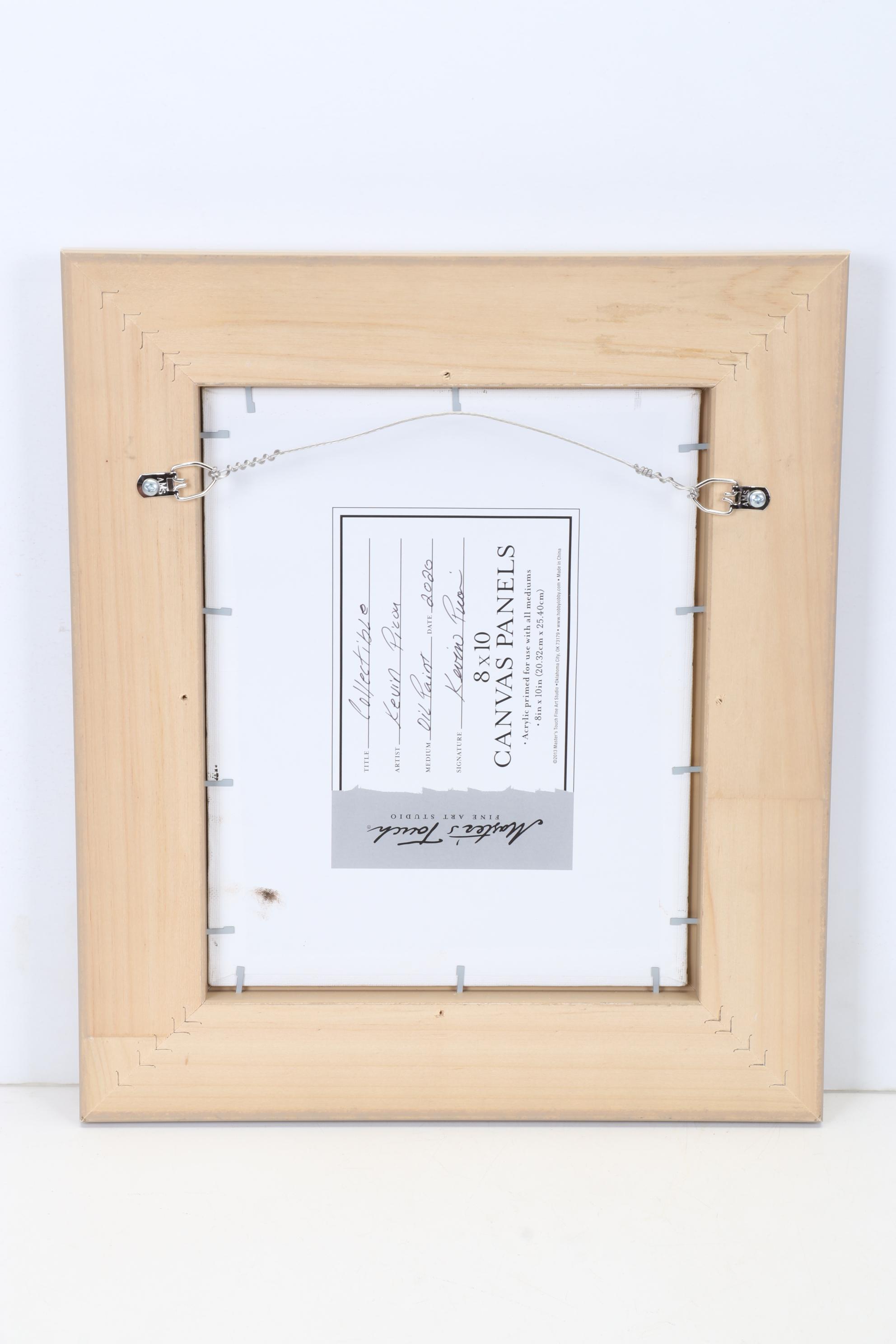 Kevin Picon Oil Painting "Collectible," 2020