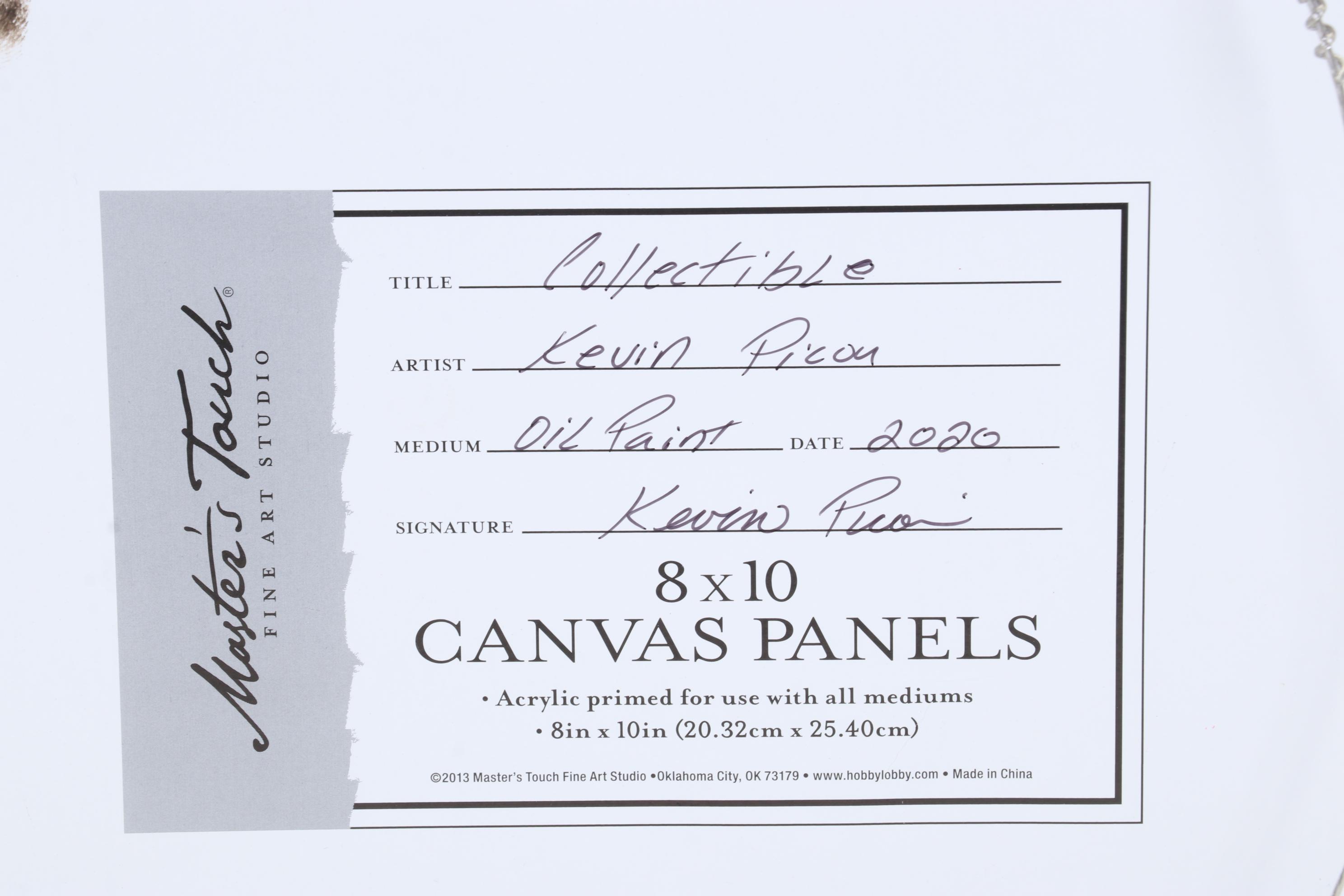 Kevin Picon Oil Painting "Collectible," 2020