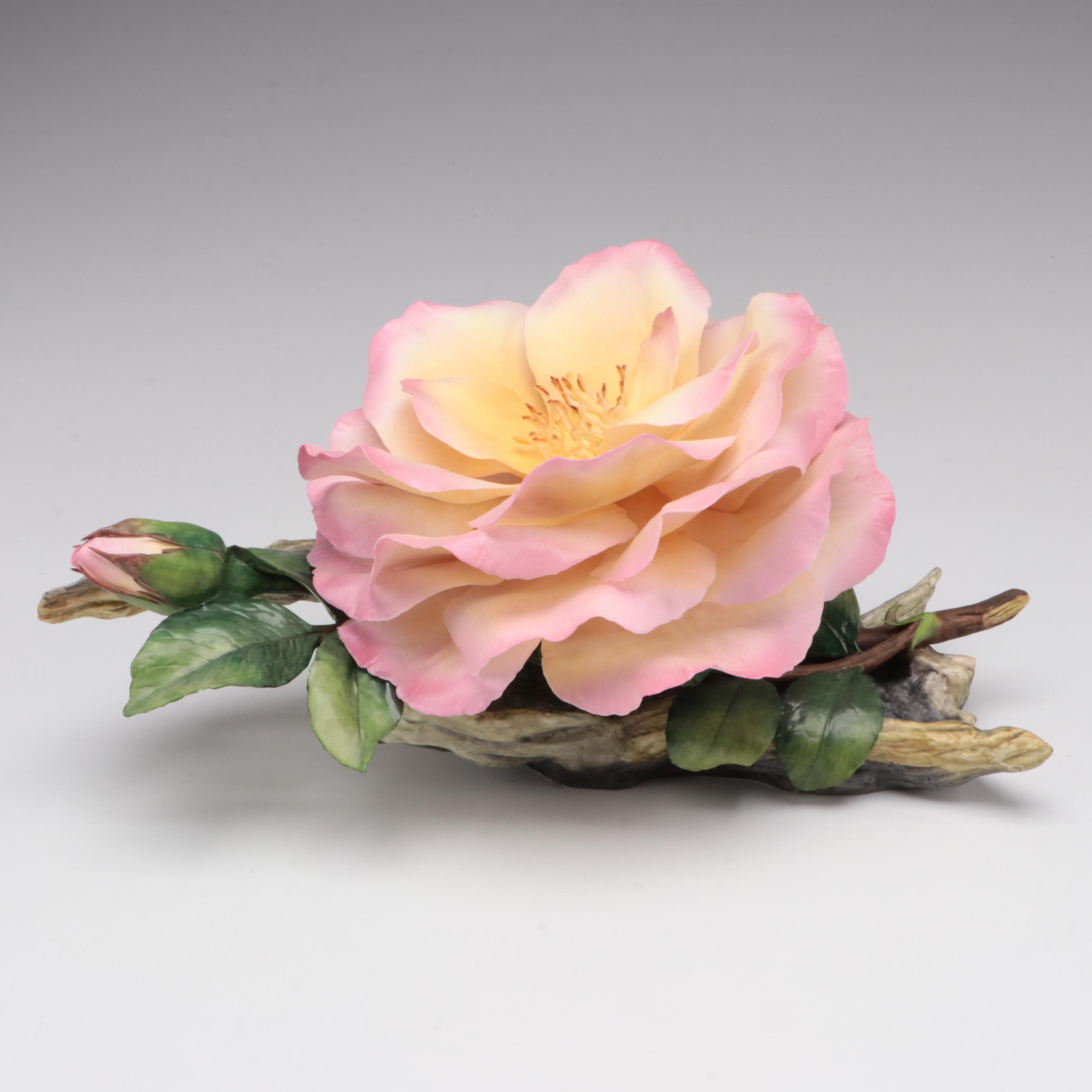 Boehm "Supreme Peace Rose" Limited Edition Bone China Figurine, 1976