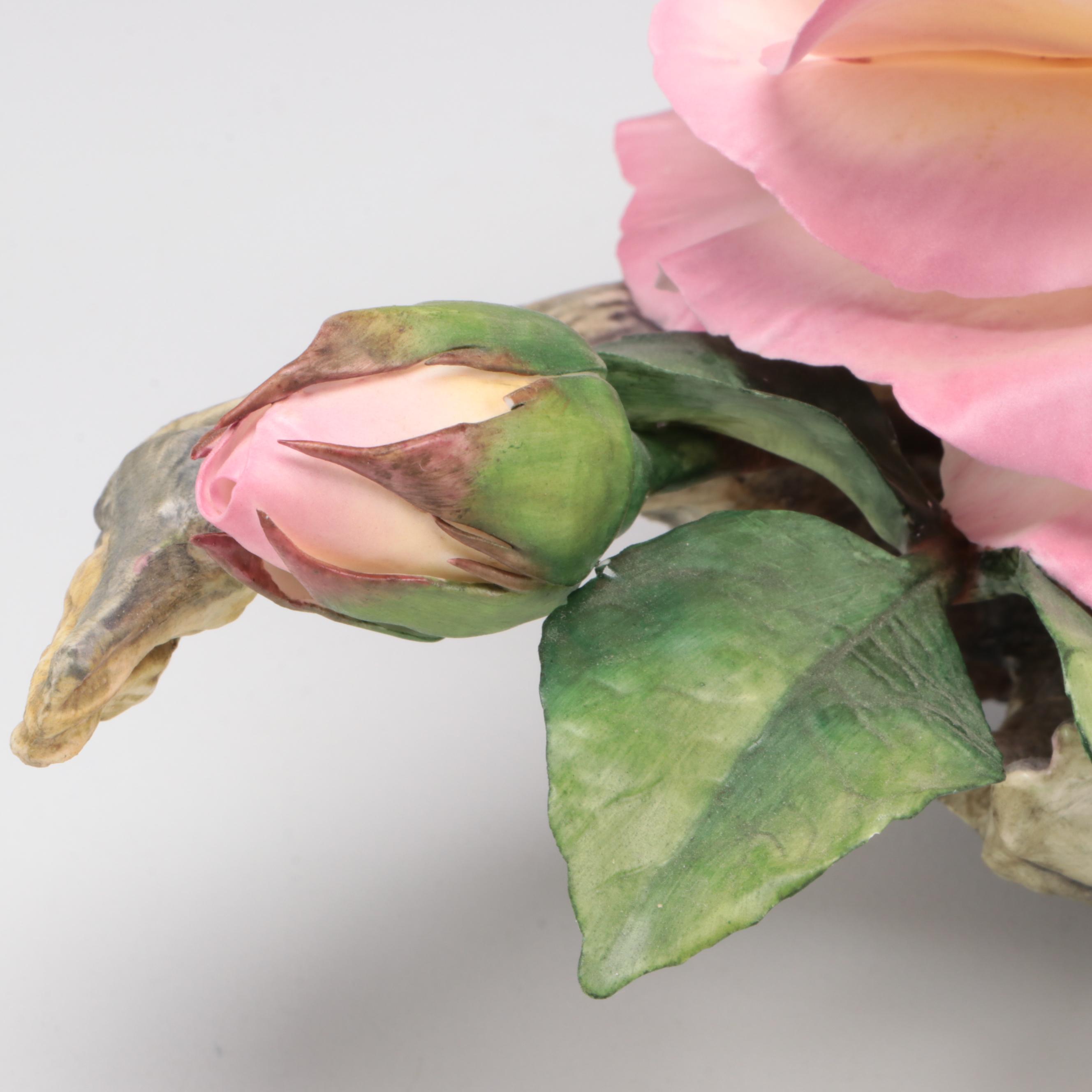 Boehm "Supreme Peace Rose" Limited Edition Bone China Figurine, 1976