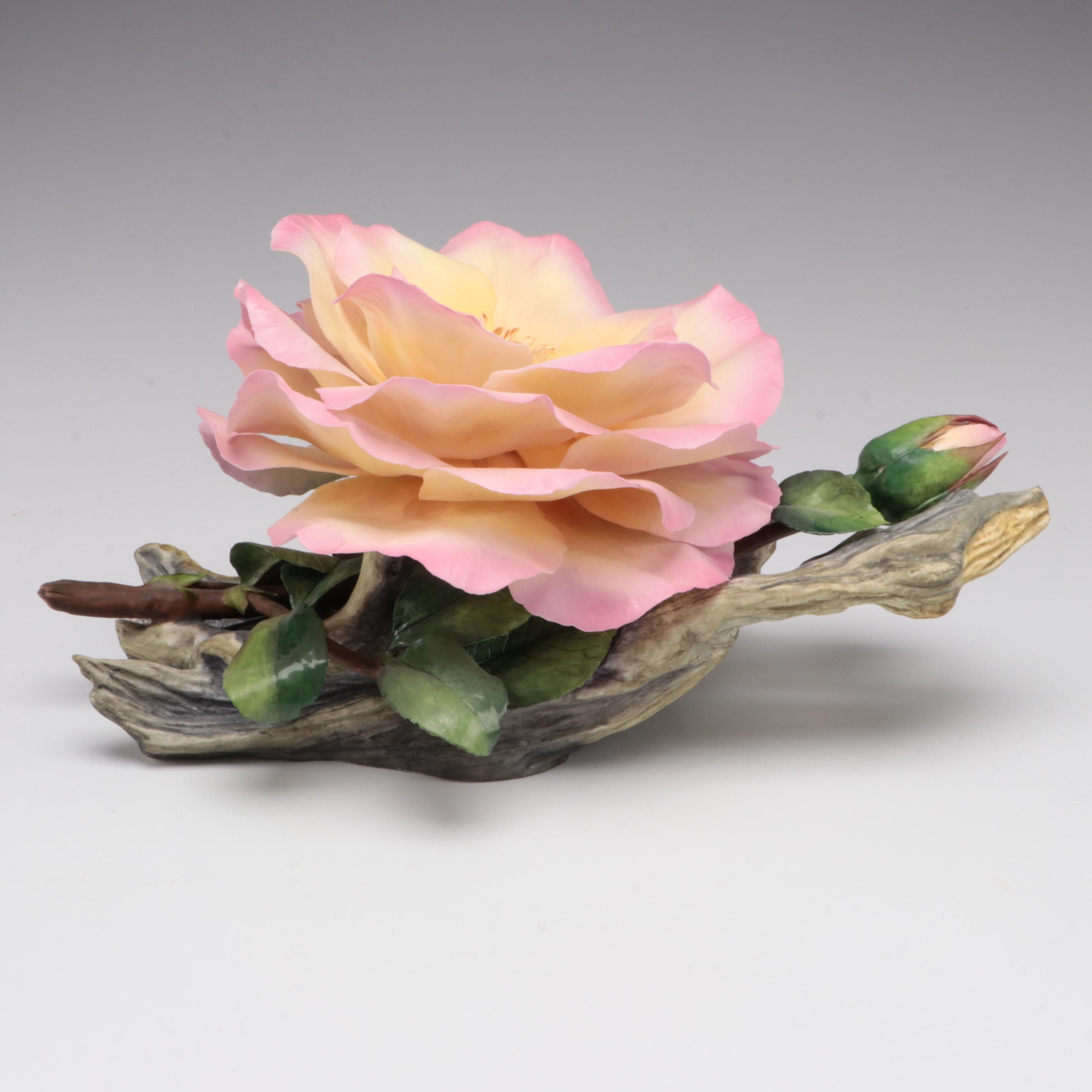 Boehm "Supreme Peace Rose" Limited Edition Bone China Figurine, 1976