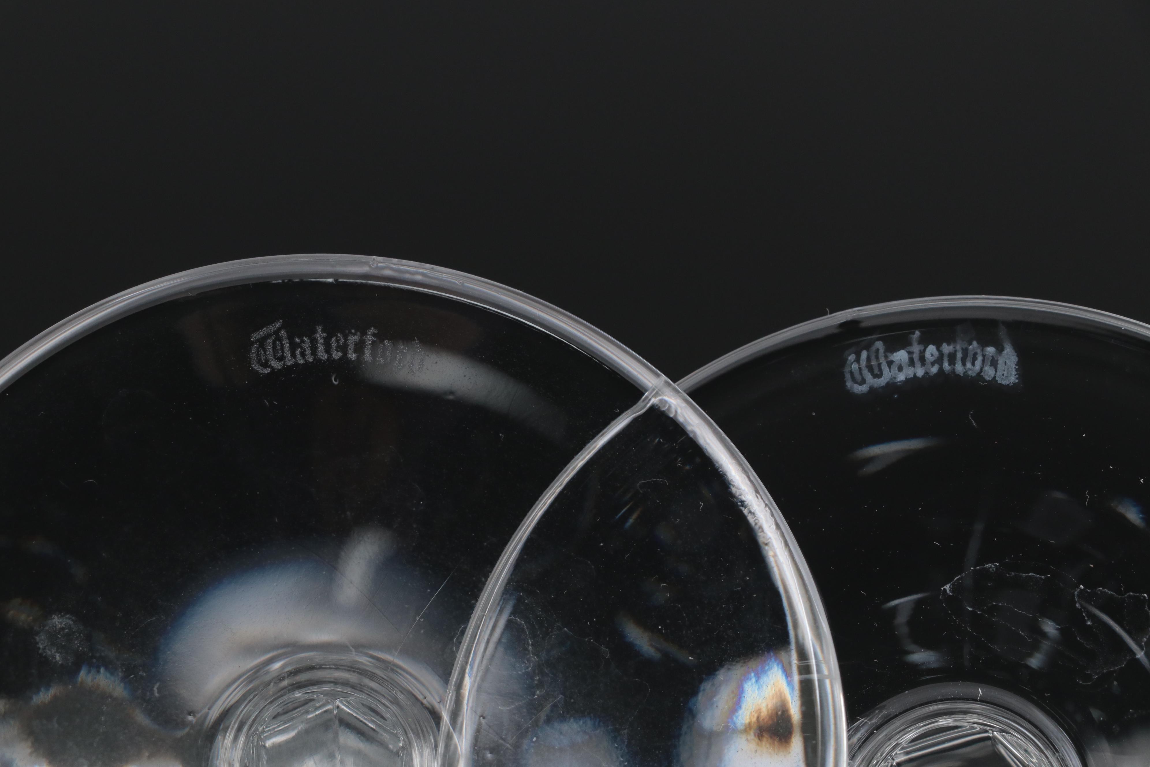 Waterford Crystal "Carina" Water Goblets, 1987-2017