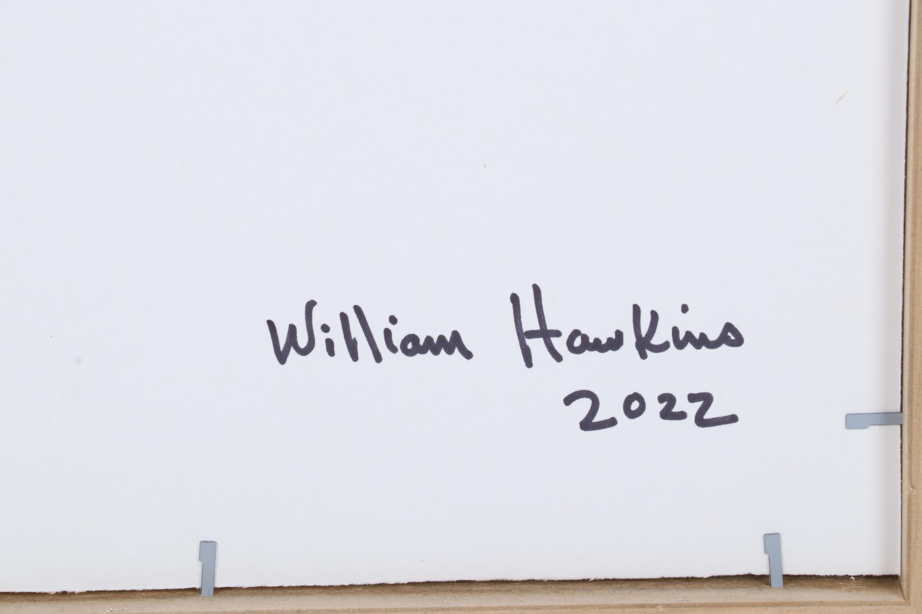 William Hawkins Oil Painting of Clouds Billowing Over Southwest Mountains, 2022