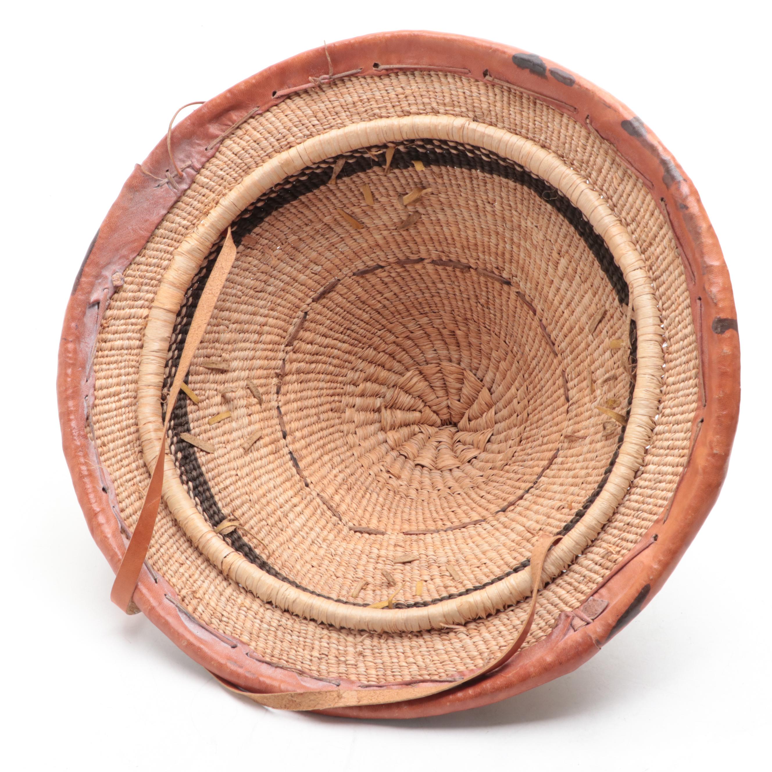 Handmade African Fulani Straw Hat