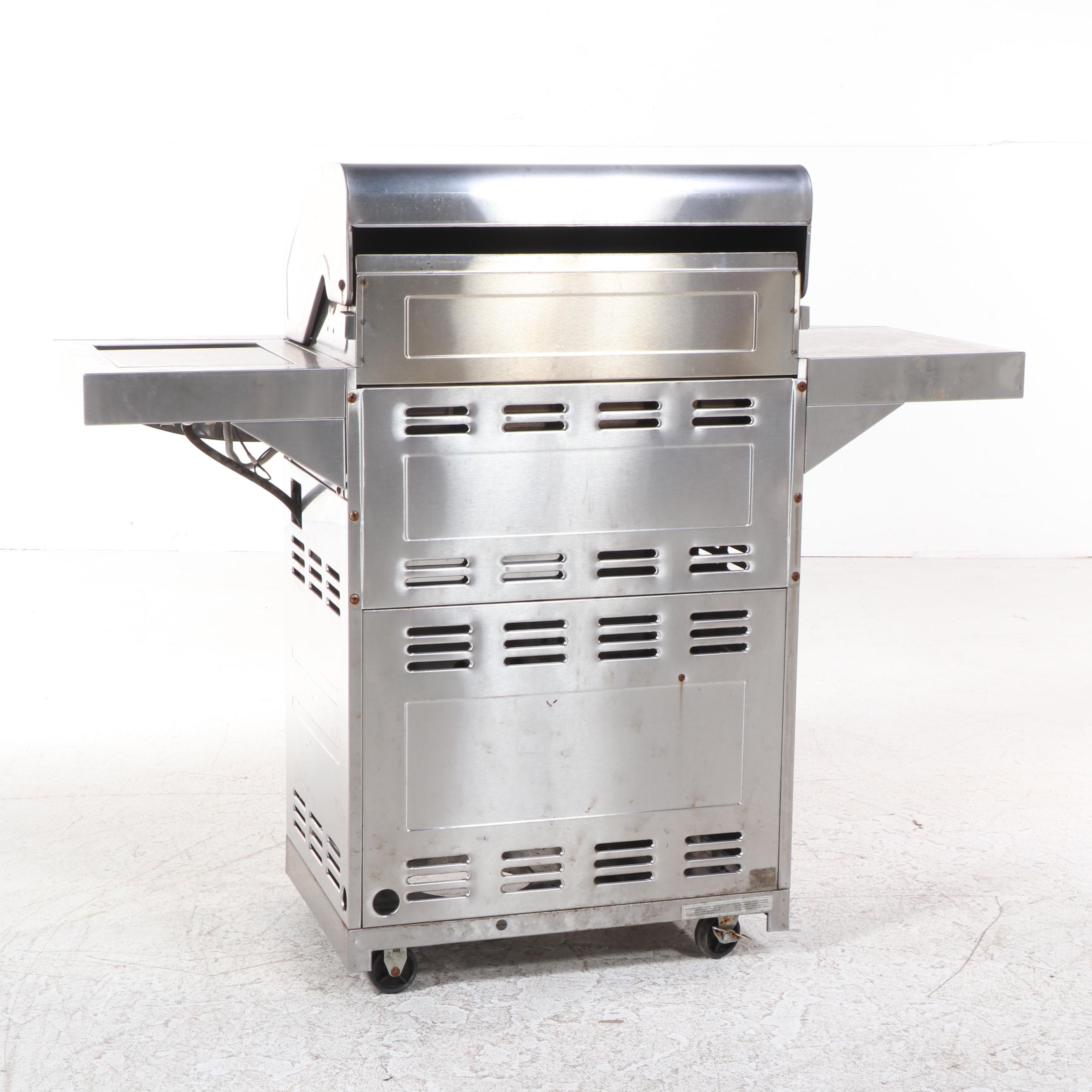 Master Forge Stainless Gas/Propane Grill on Casters