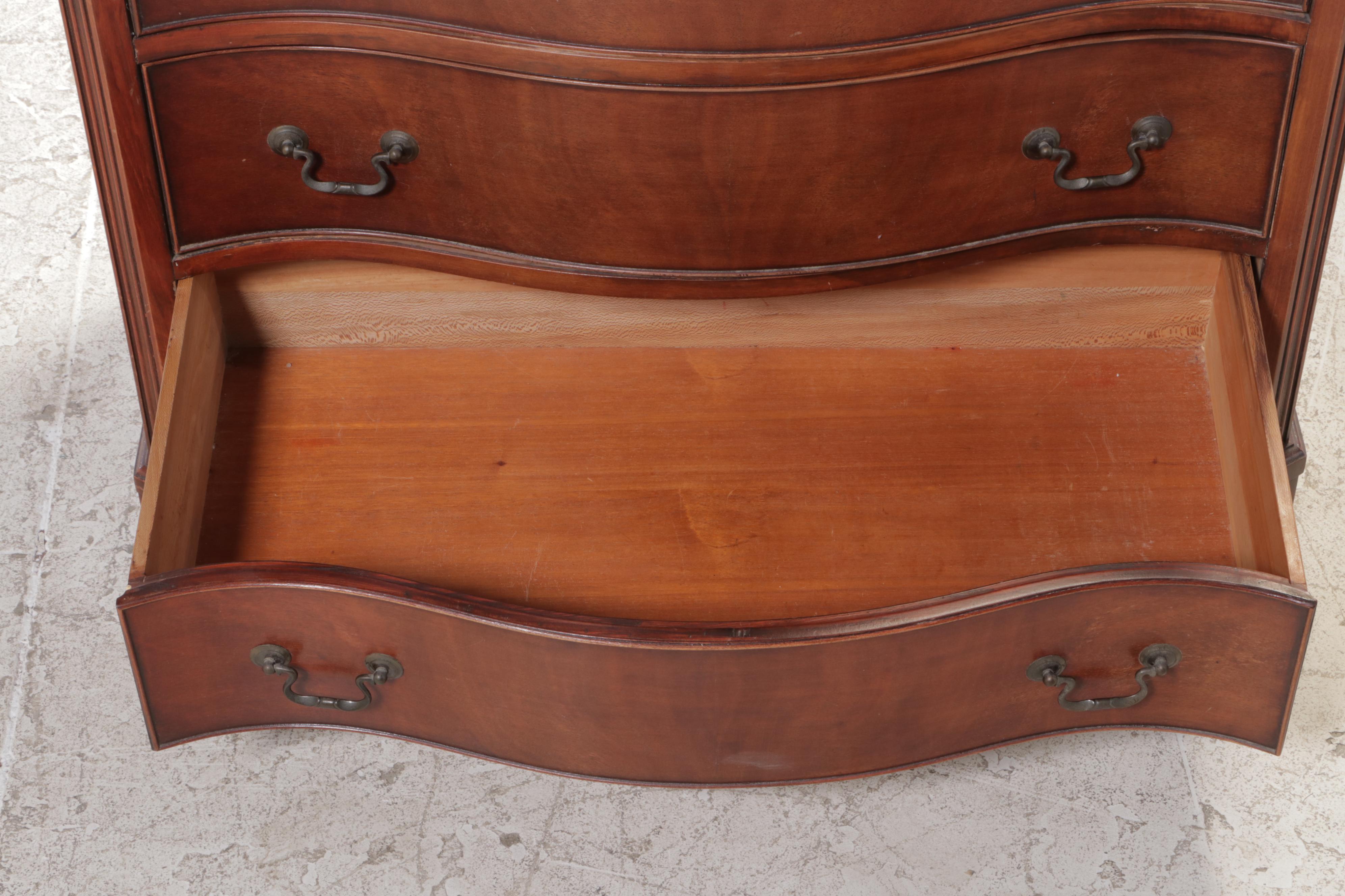 Federal Style Mahogany Serpentine-Front Server