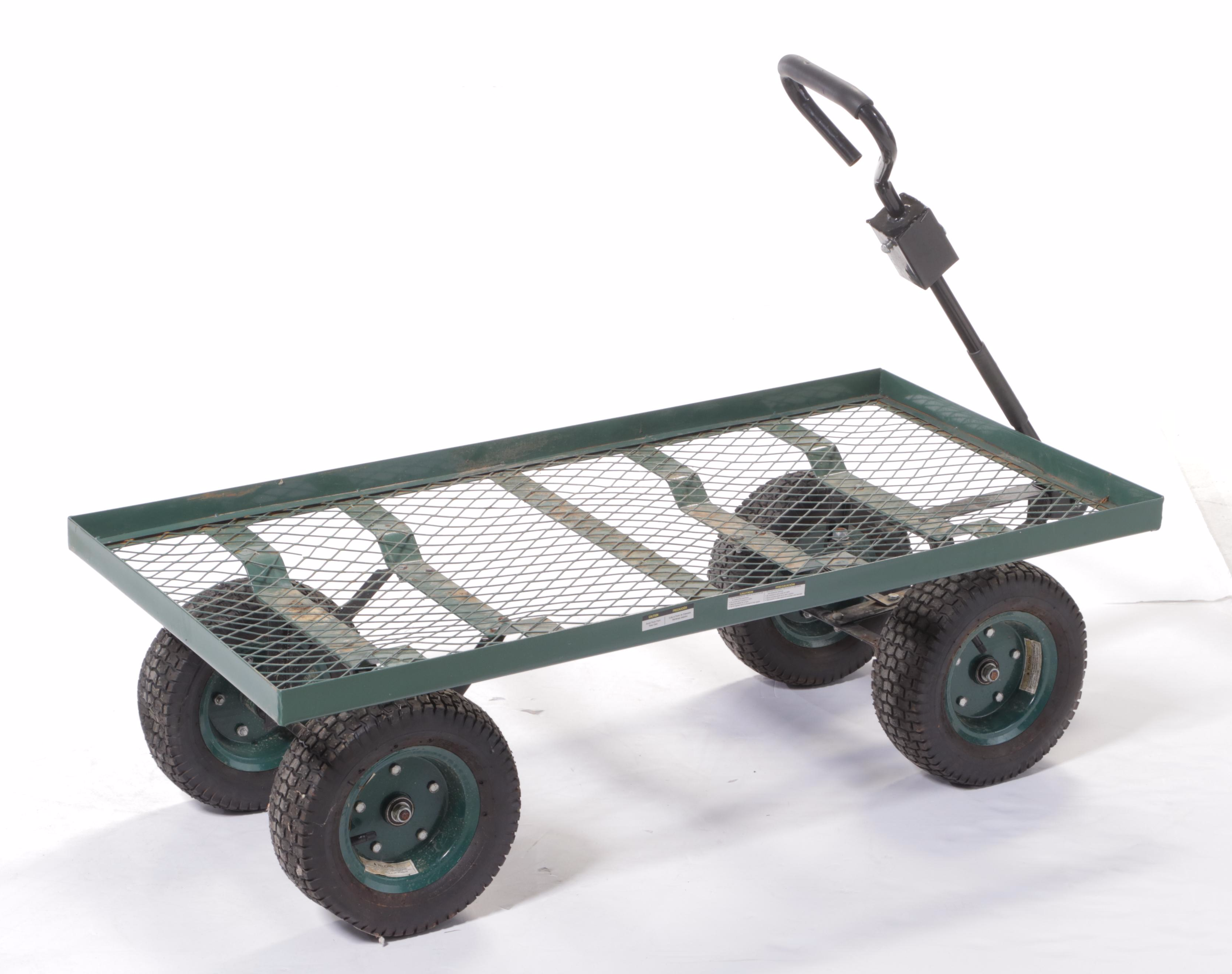 Hand-Pulled Garden Wagon