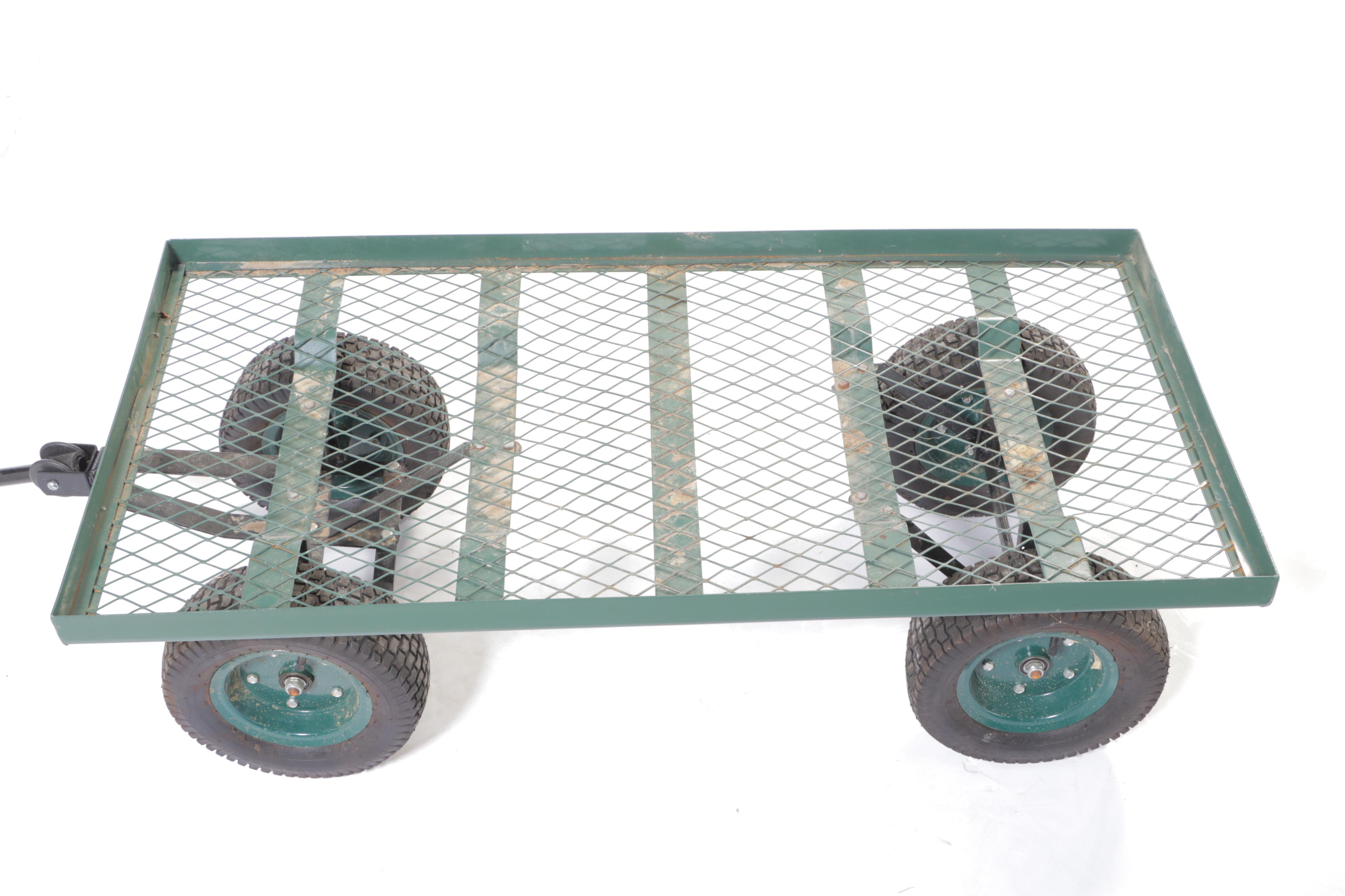 Hand-Pulled Garden Wagon