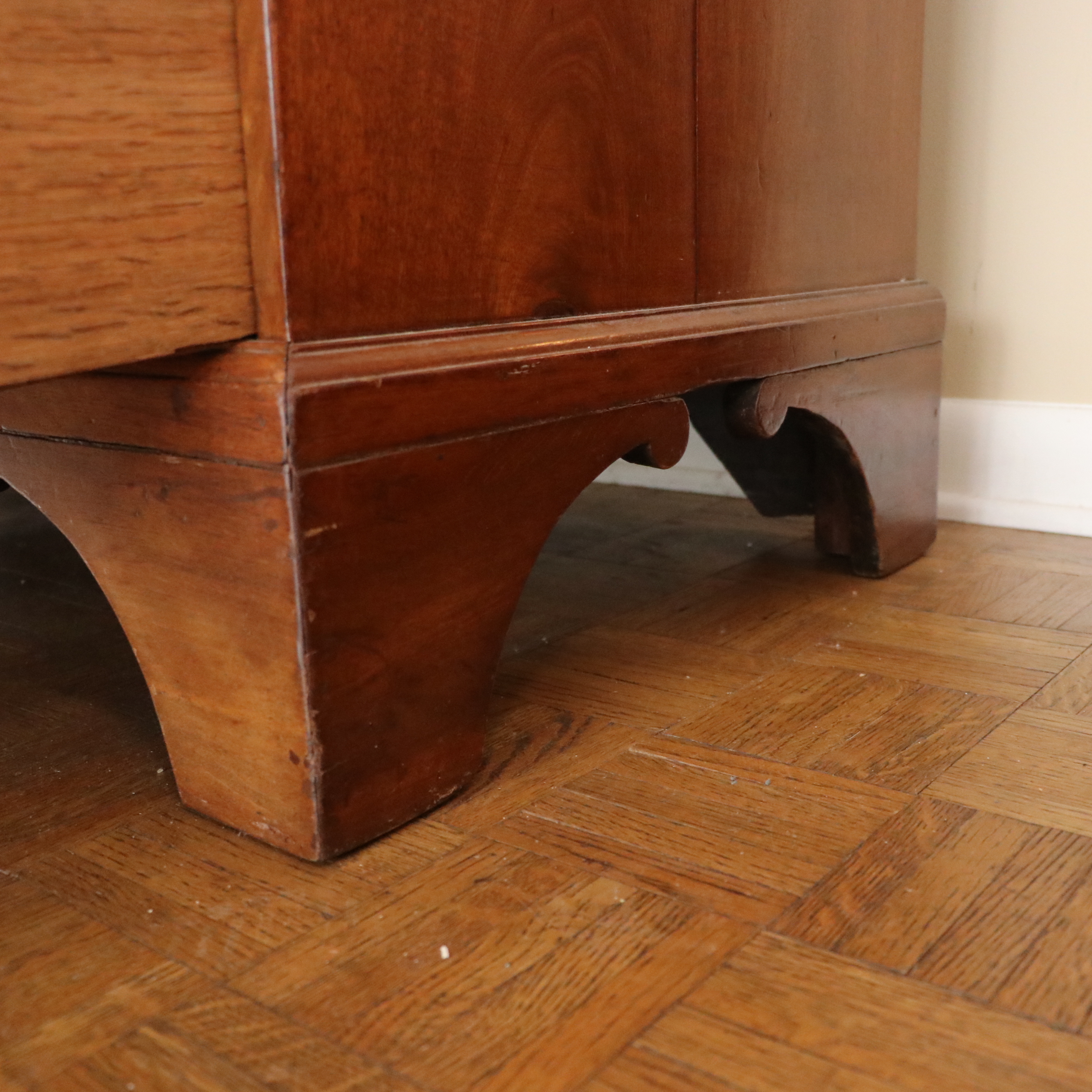 George III Style Mahogany Secretary, Late 19th Century