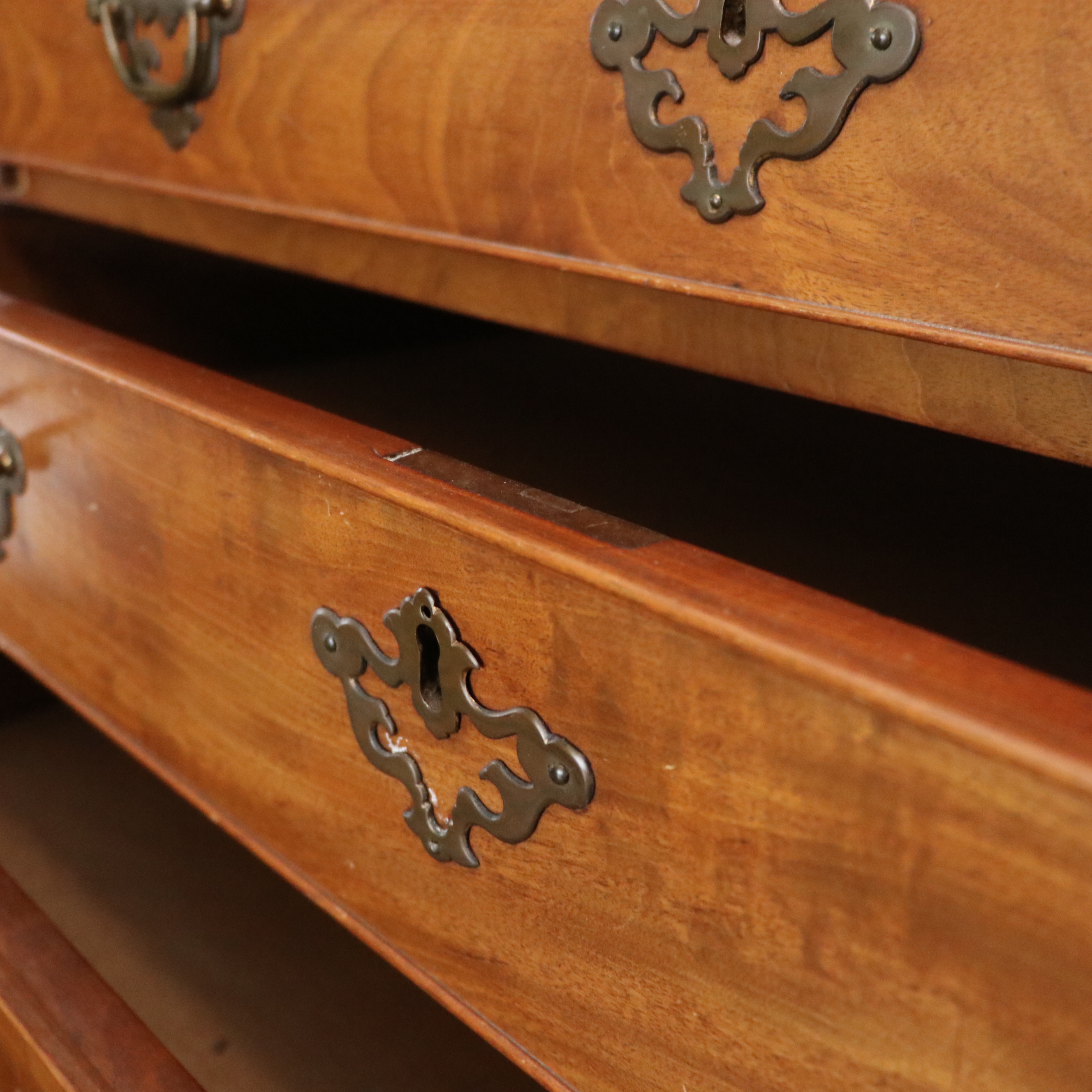 George III Style Mahogany Secretary, Late 19th Century