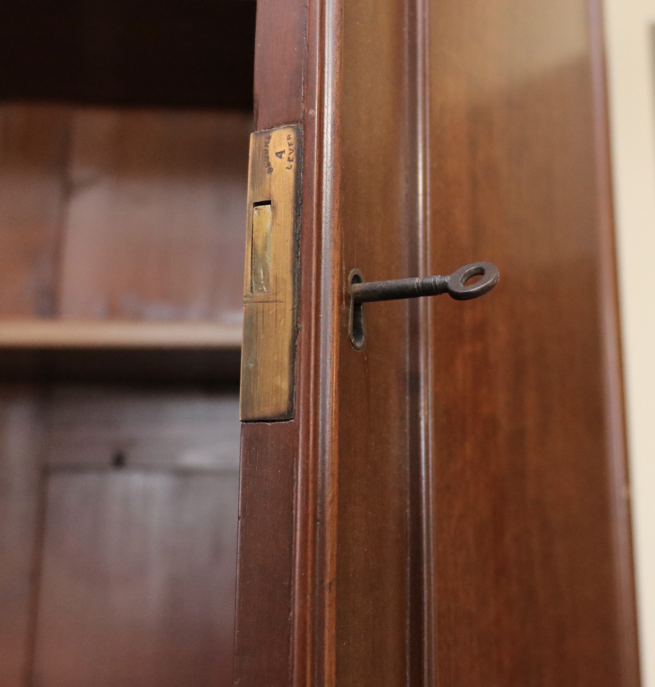 George III Style Mahogany Secretary, Late 19th Century