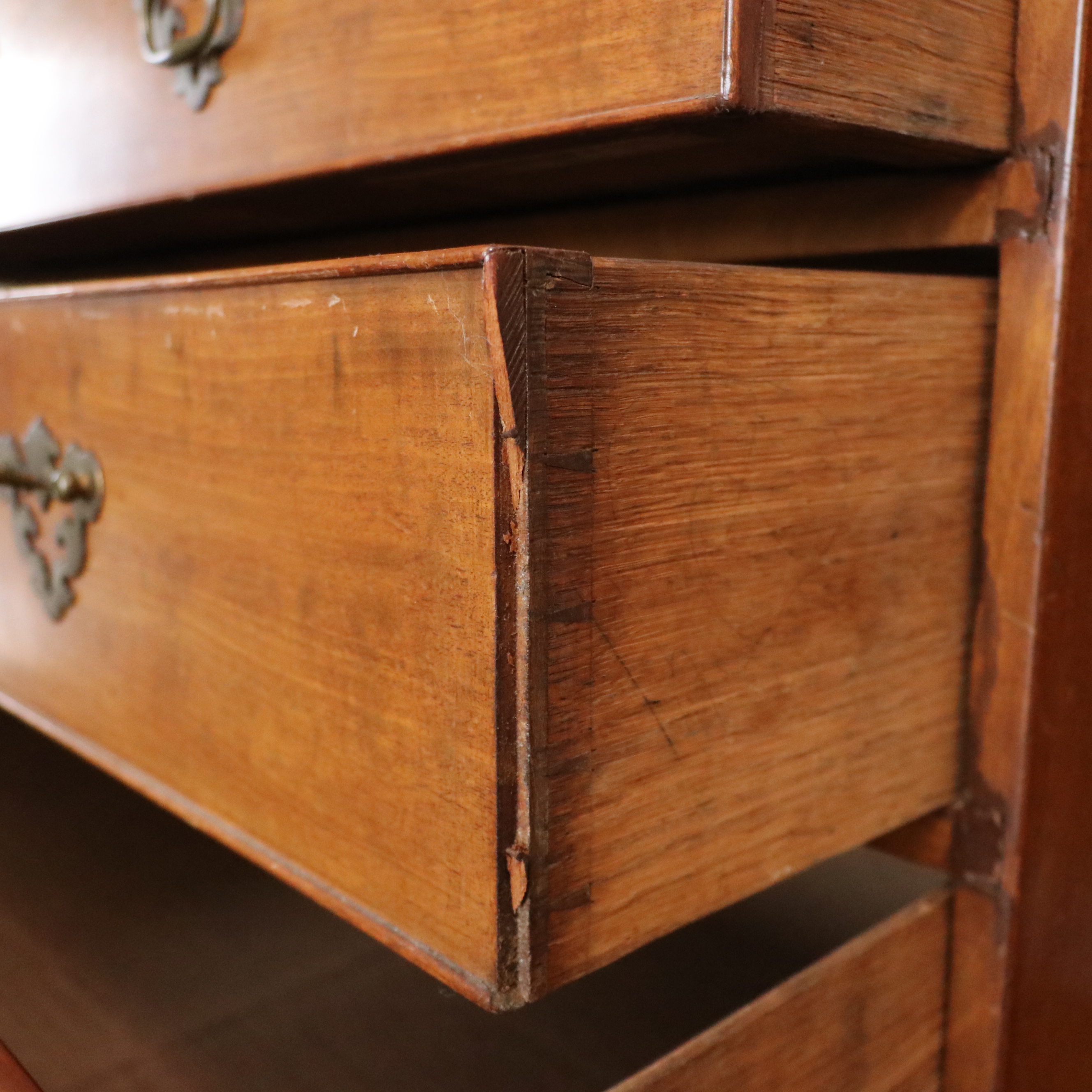 George III Style Mahogany Secretary, Late 19th Century