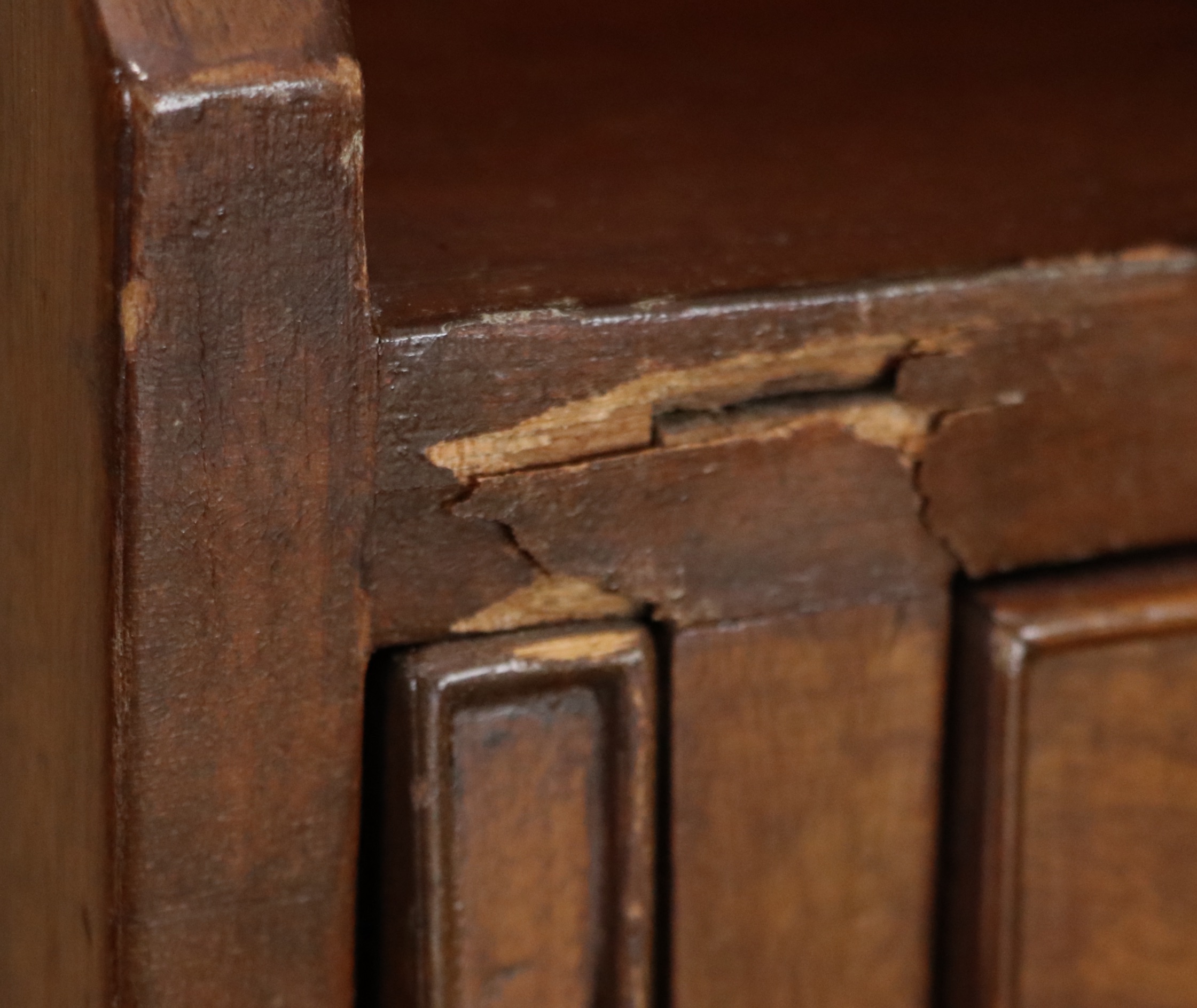 George III Style Mahogany Secretary, Late 19th Century