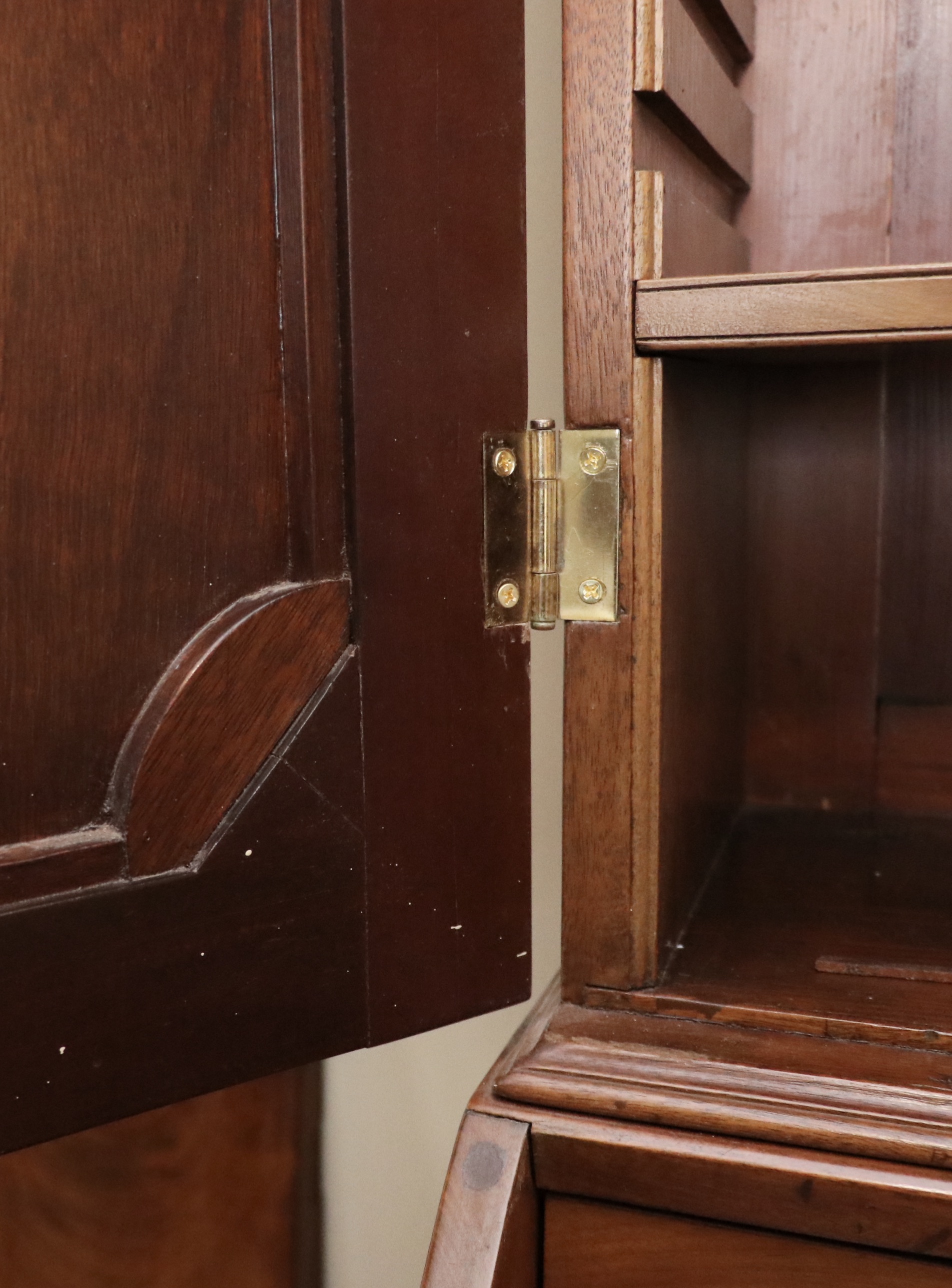 George III Style Mahogany Secretary, Late 19th Century