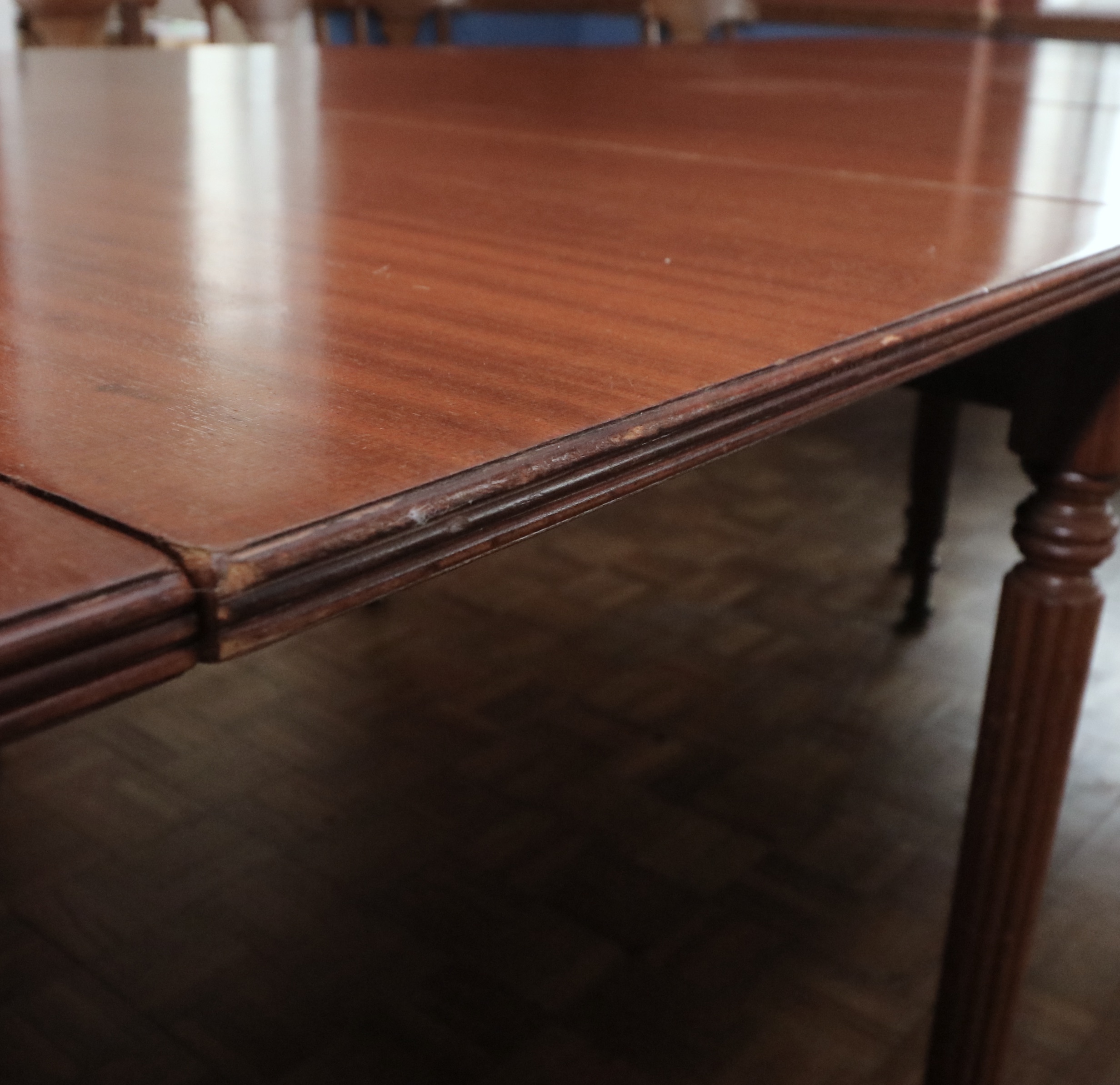 Federal Style Expandable Drop-Leaf Center Table with D-End Console Tables