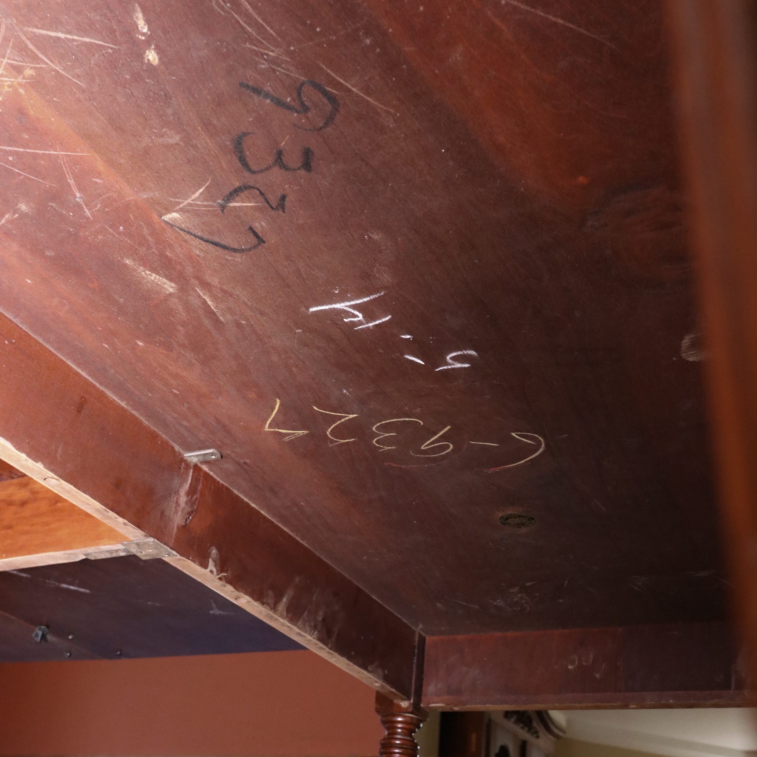 Federal Style Expandable Drop-Leaf Center Table with D-End Console Tables