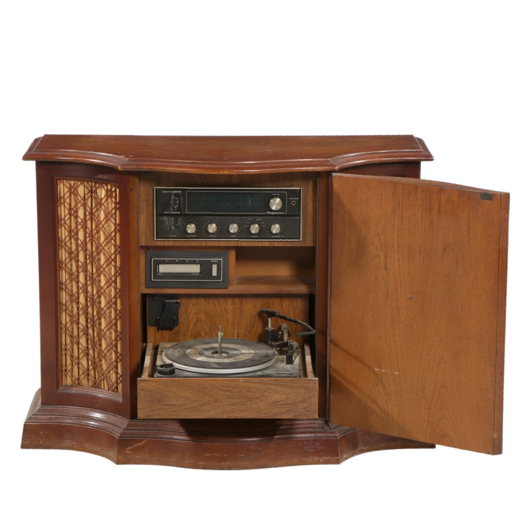 Magnavox Spanish Baroque Style Stereo Console Cabinet, 1970s