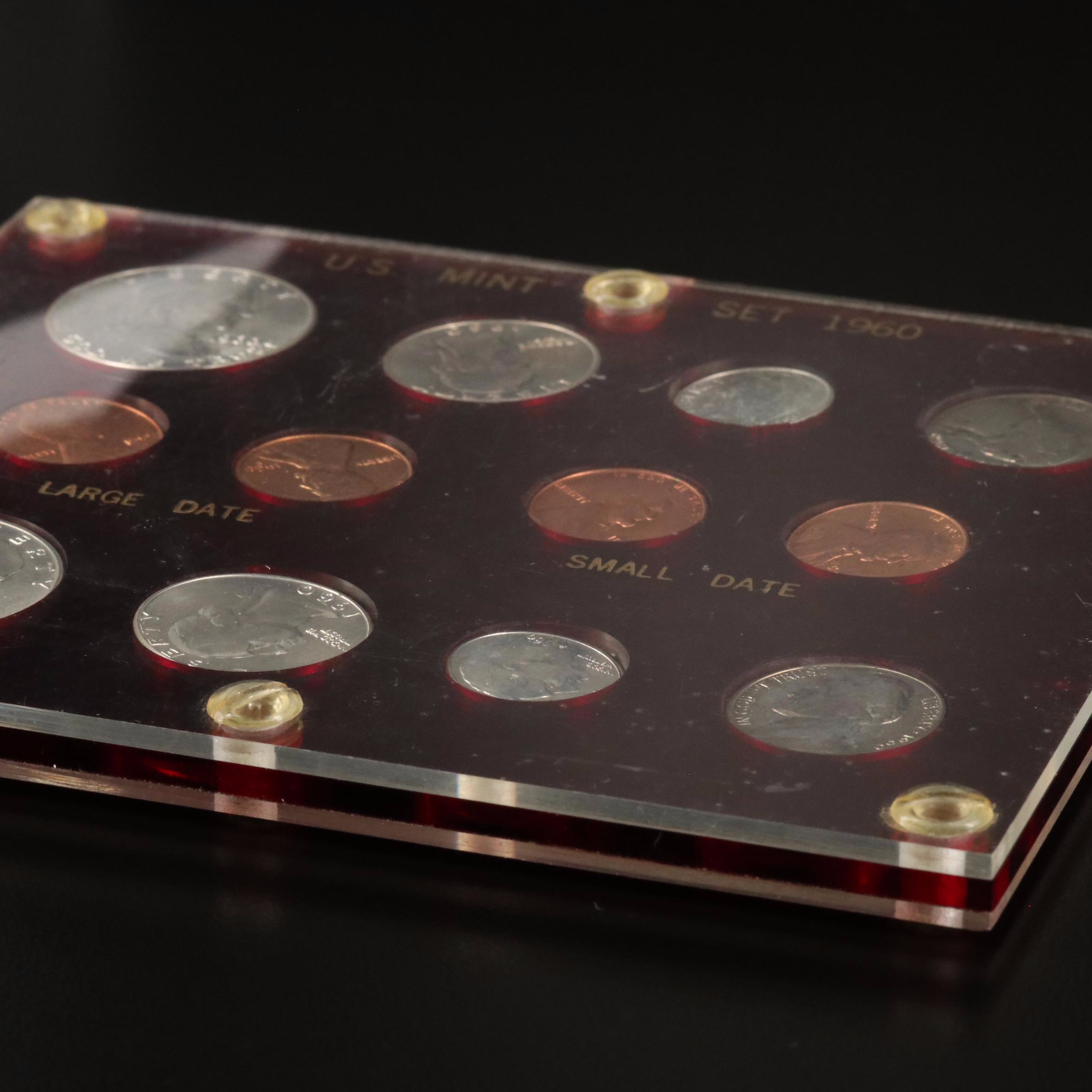 Uncirculated 1960 U.S. Coin Date Set