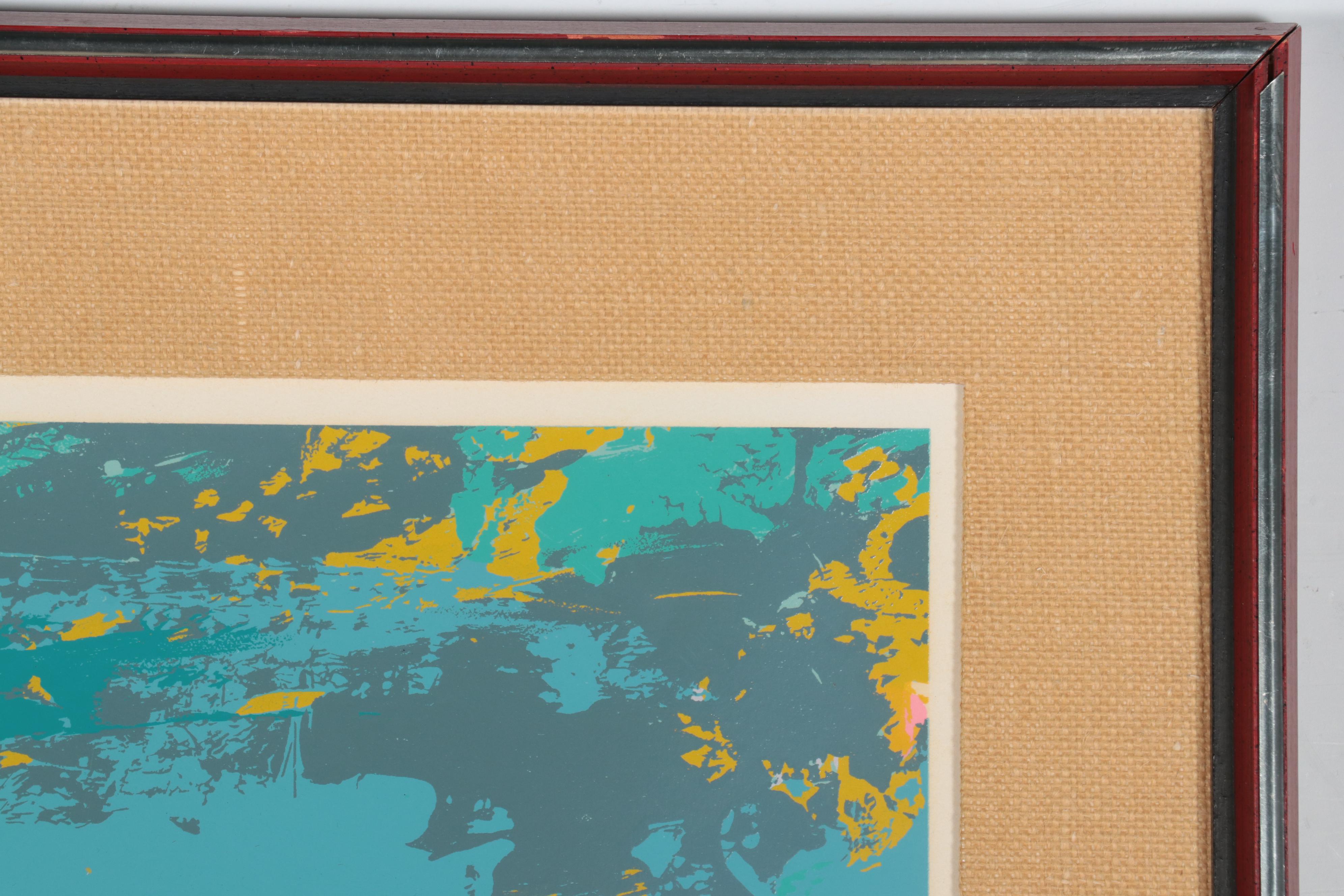 LeRoy Neiman Serigraph "Delacroix's Tiger"