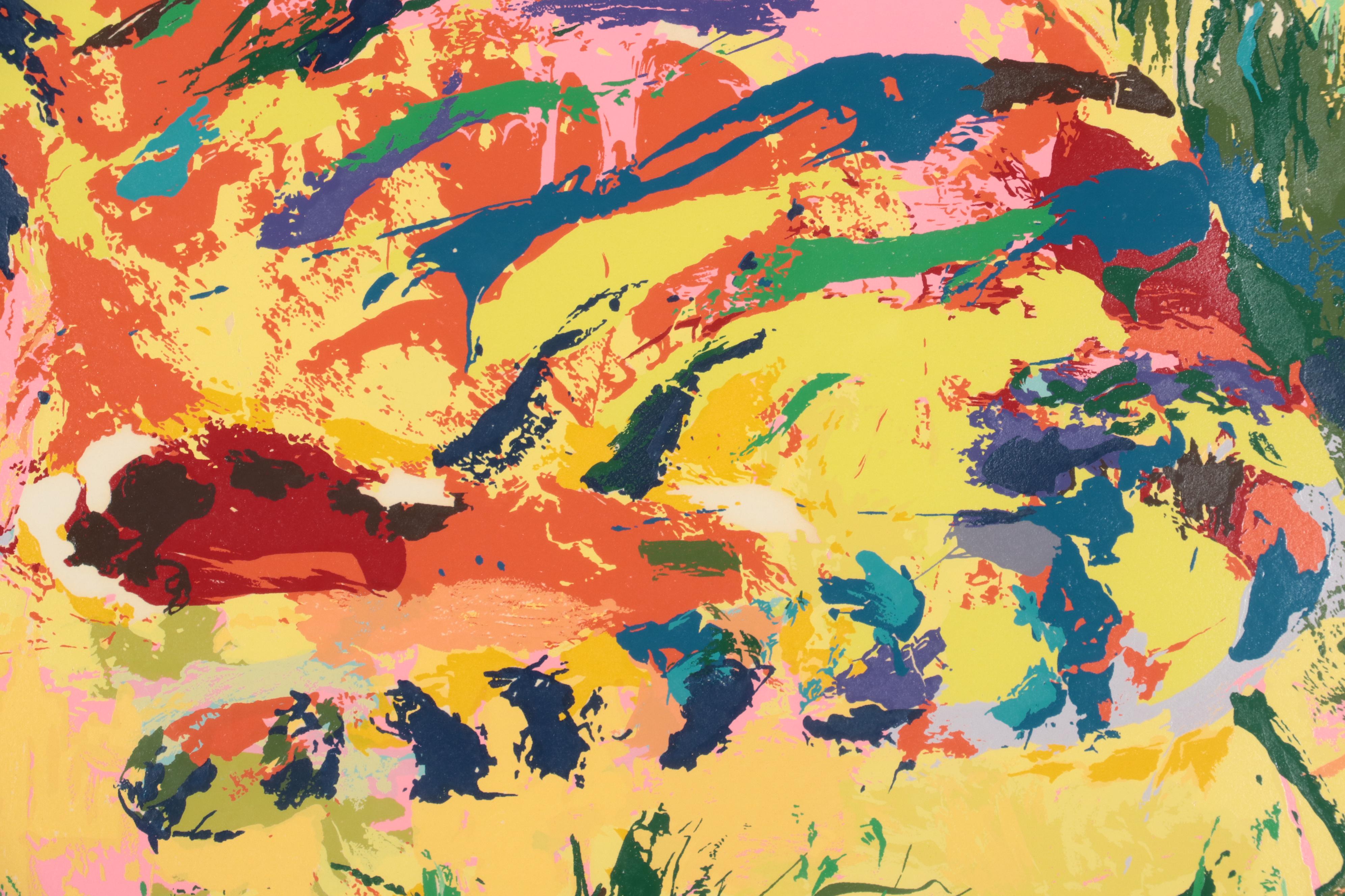 LeRoy Neiman Serigraph "Delacroix's Tiger"