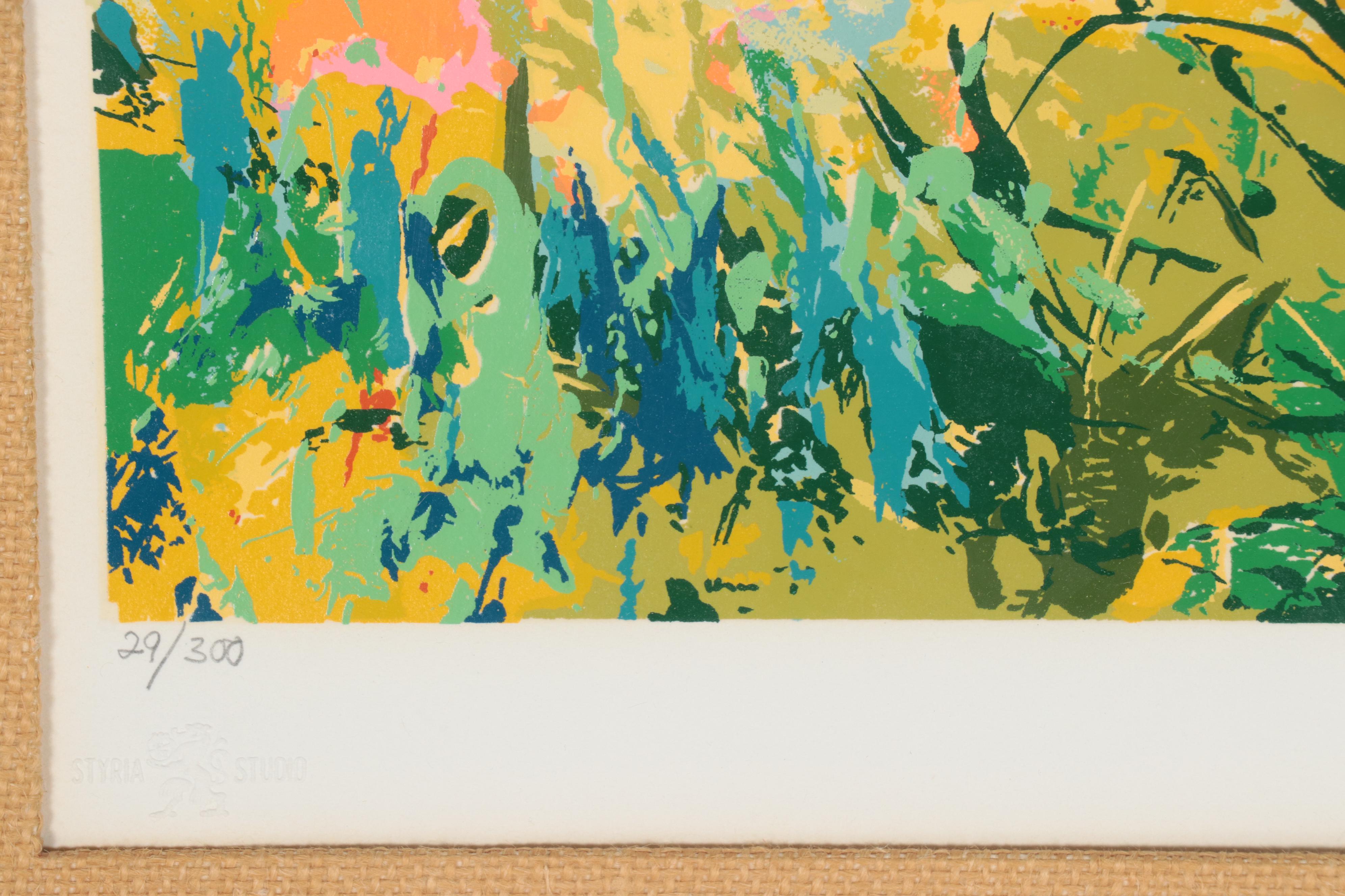 LeRoy Neiman Serigraph "Delacroix's Tiger"