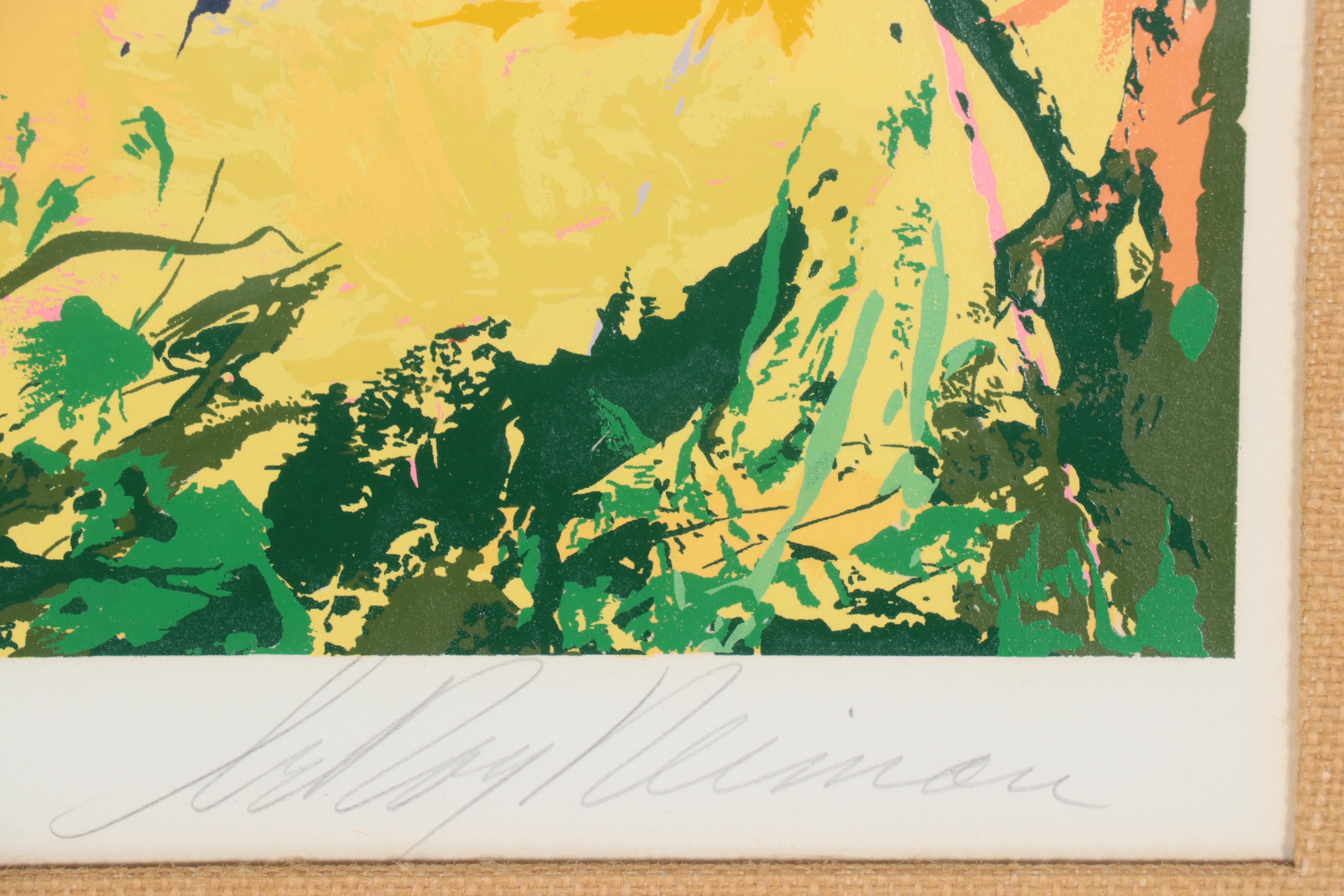 LeRoy Neiman Serigraph "Delacroix's Tiger"