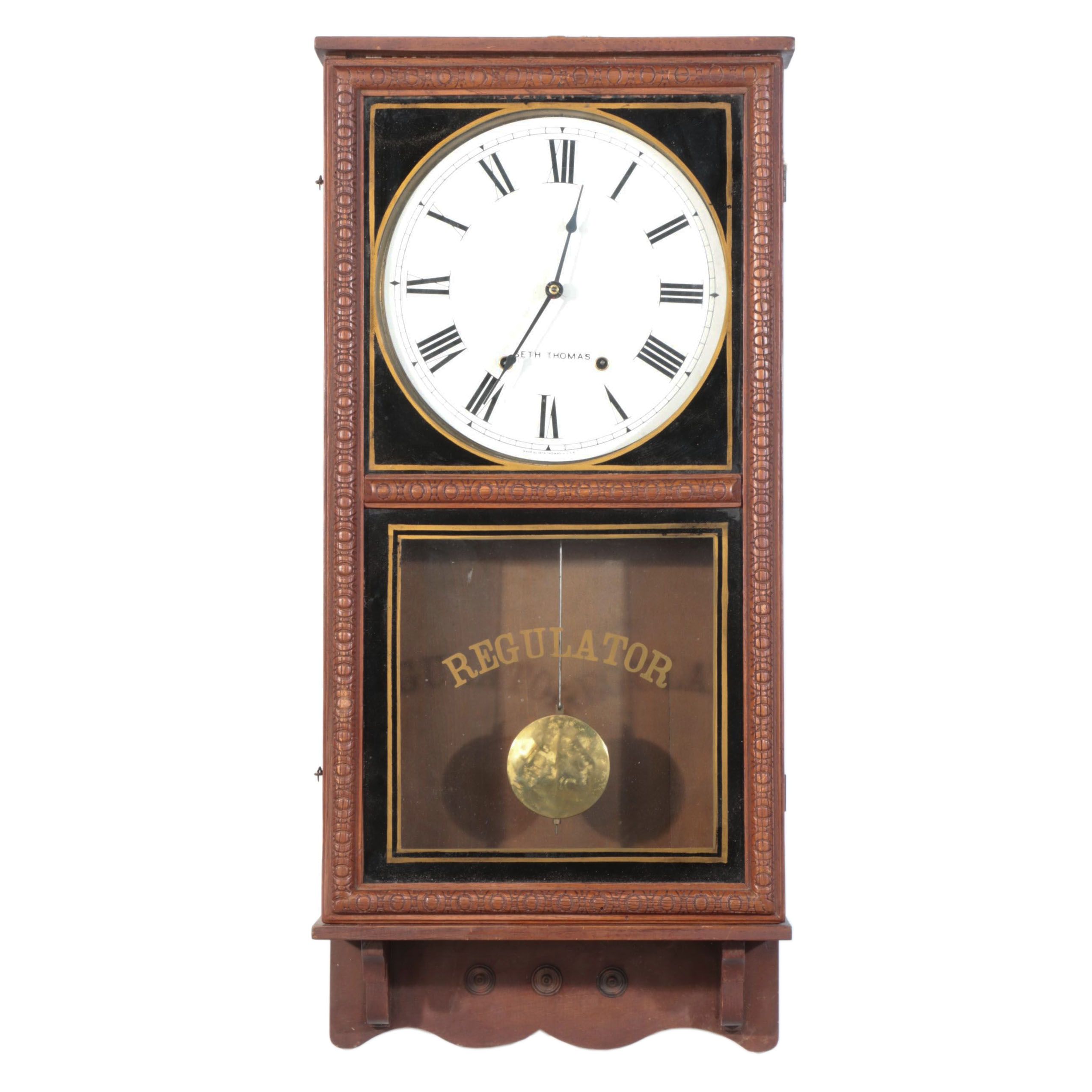 Seth Thomas Regulator Wall Clock