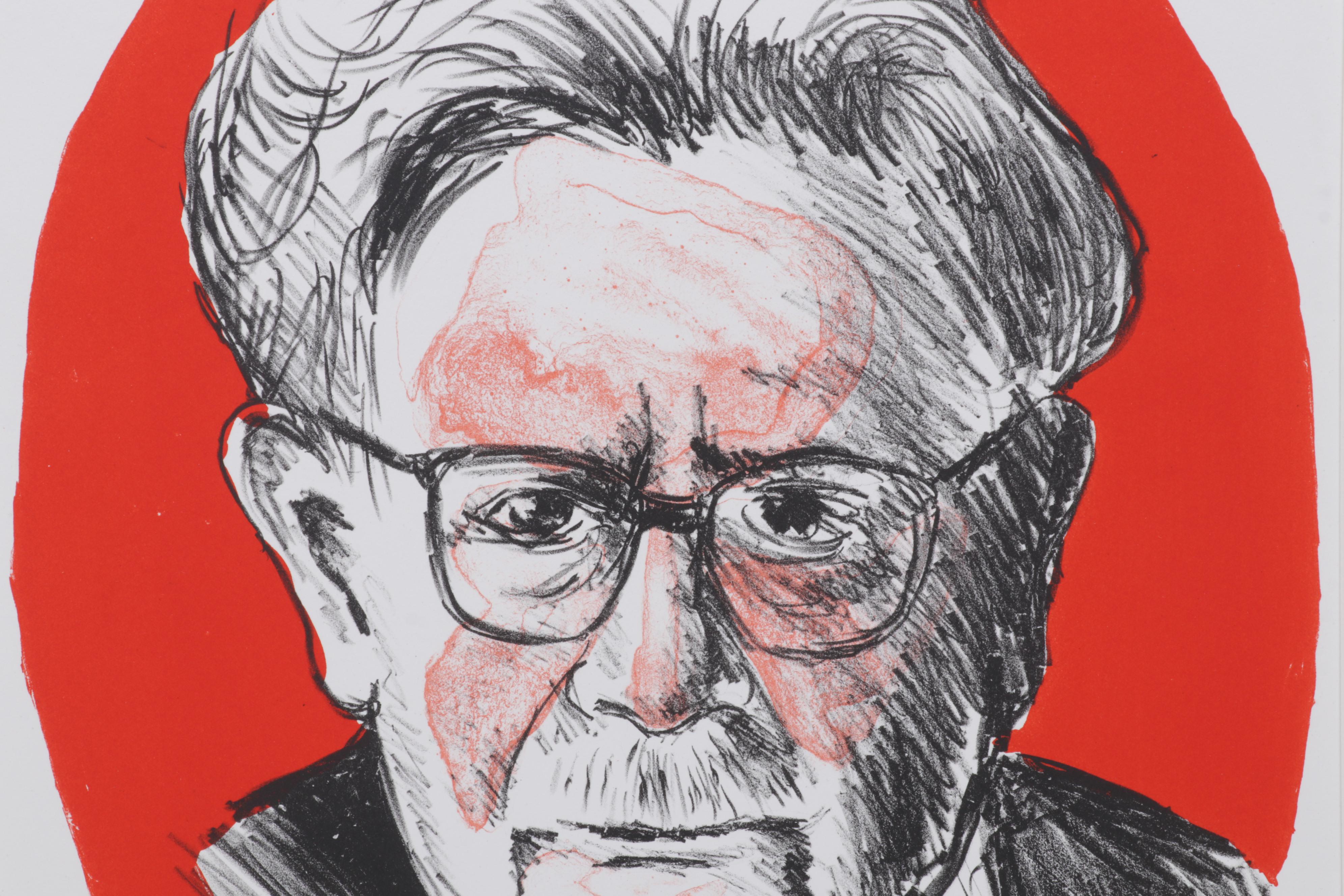 Sidney Chafetz Color Lithograph "Canetti," 1998