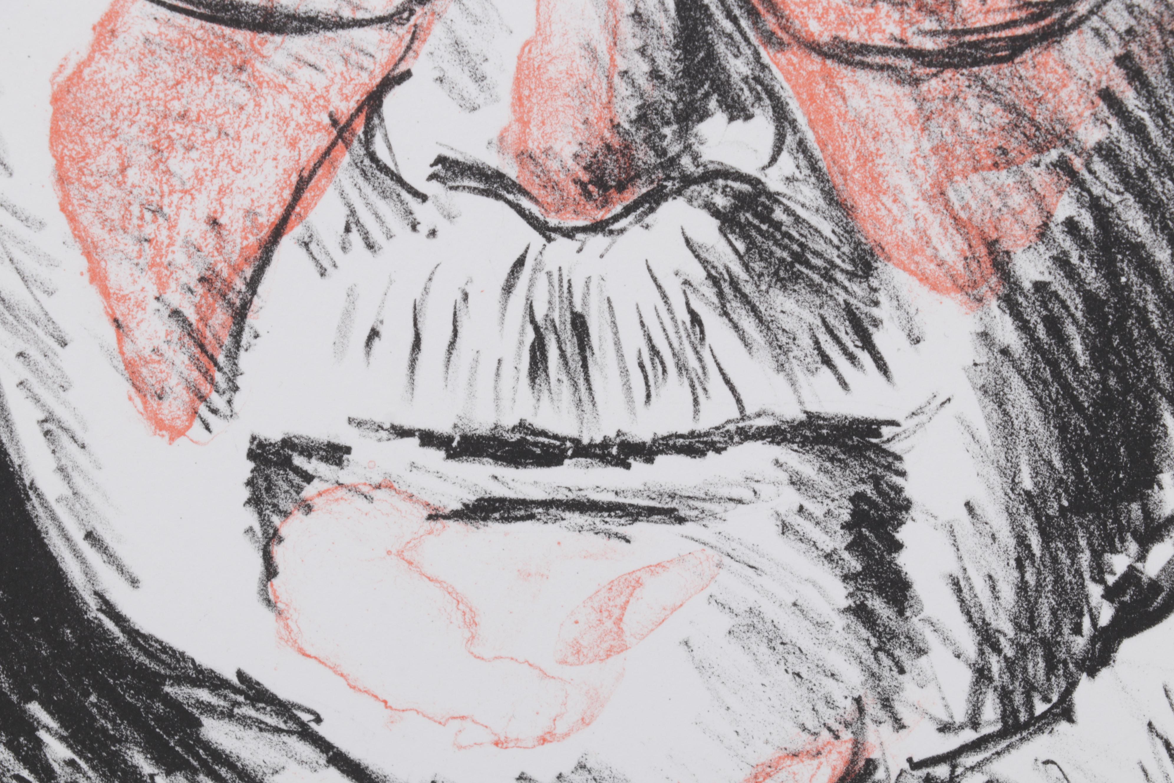 Sidney Chafetz Color Lithograph "Canetti," 1998